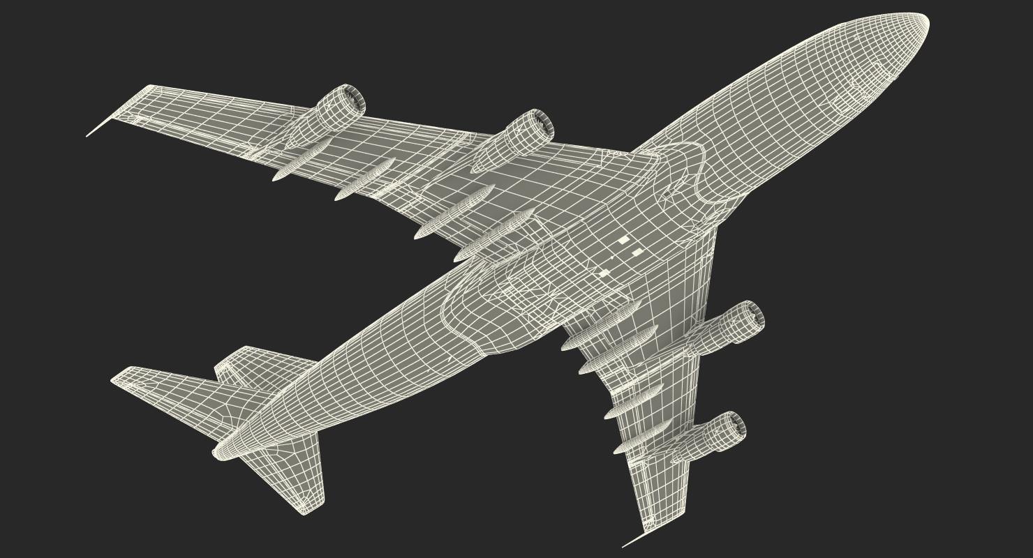 3D model Boeing 747 100B Generic Rigged