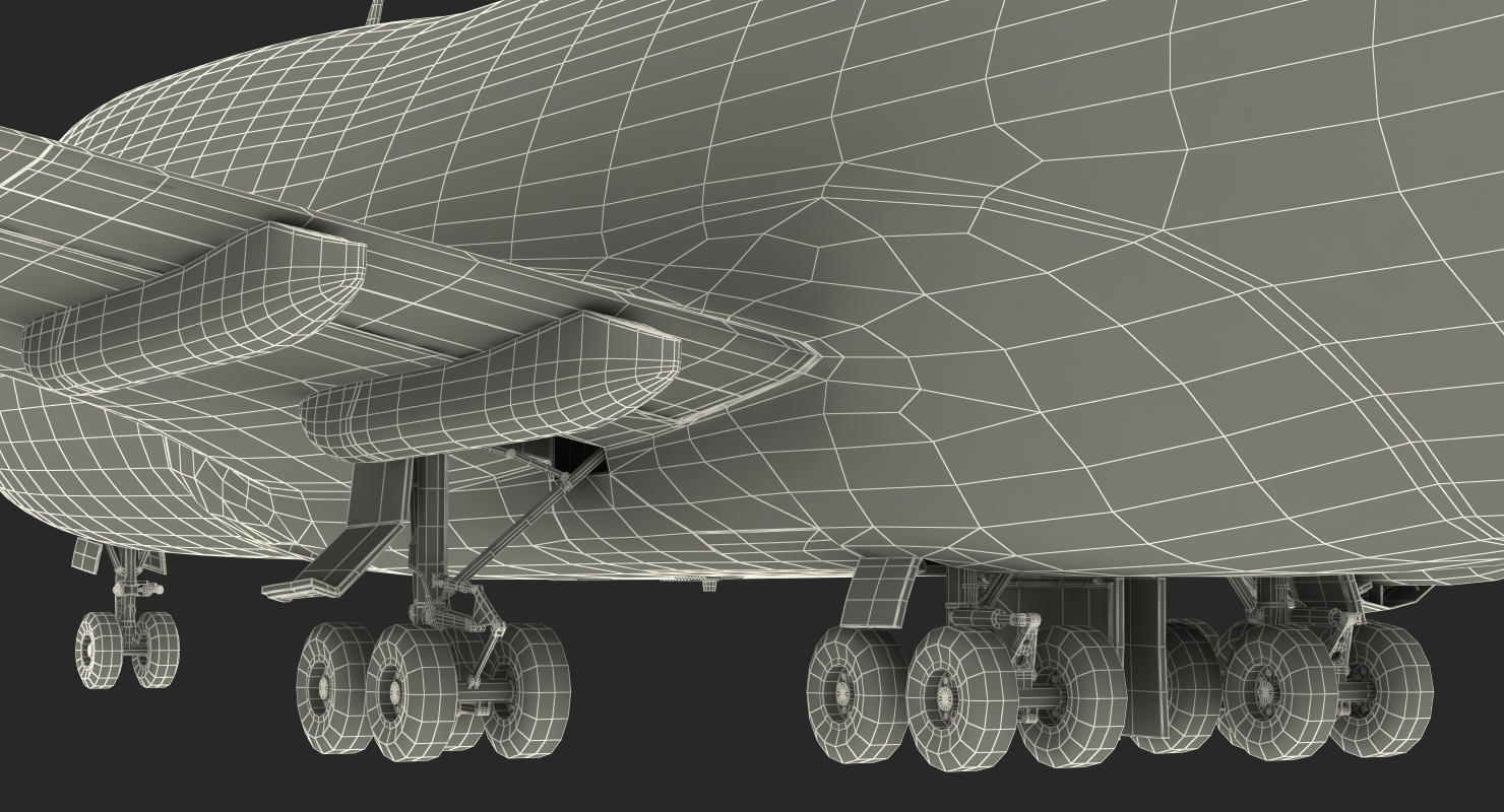 3D model Boeing 747 100B Generic Rigged