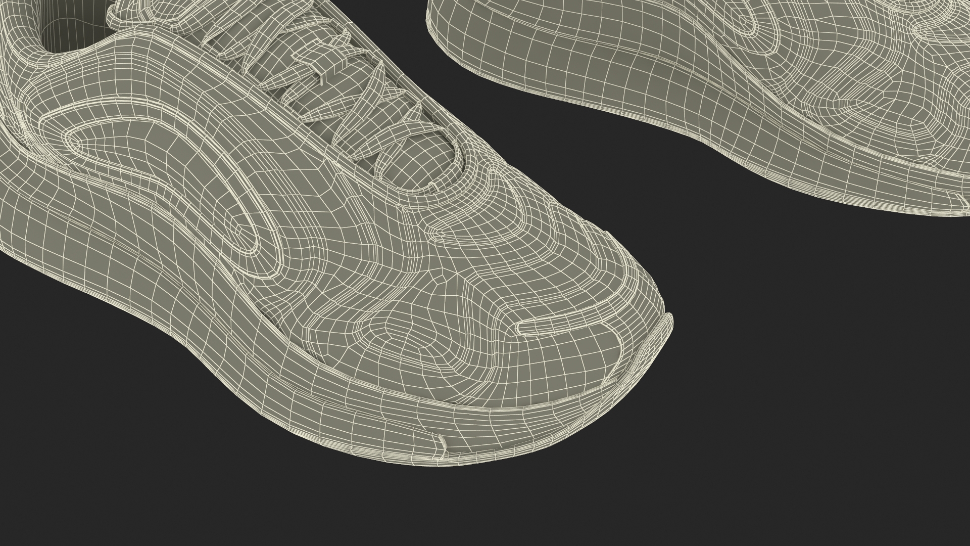 3D model Sneakers Dynamic Air 720 Volt Green