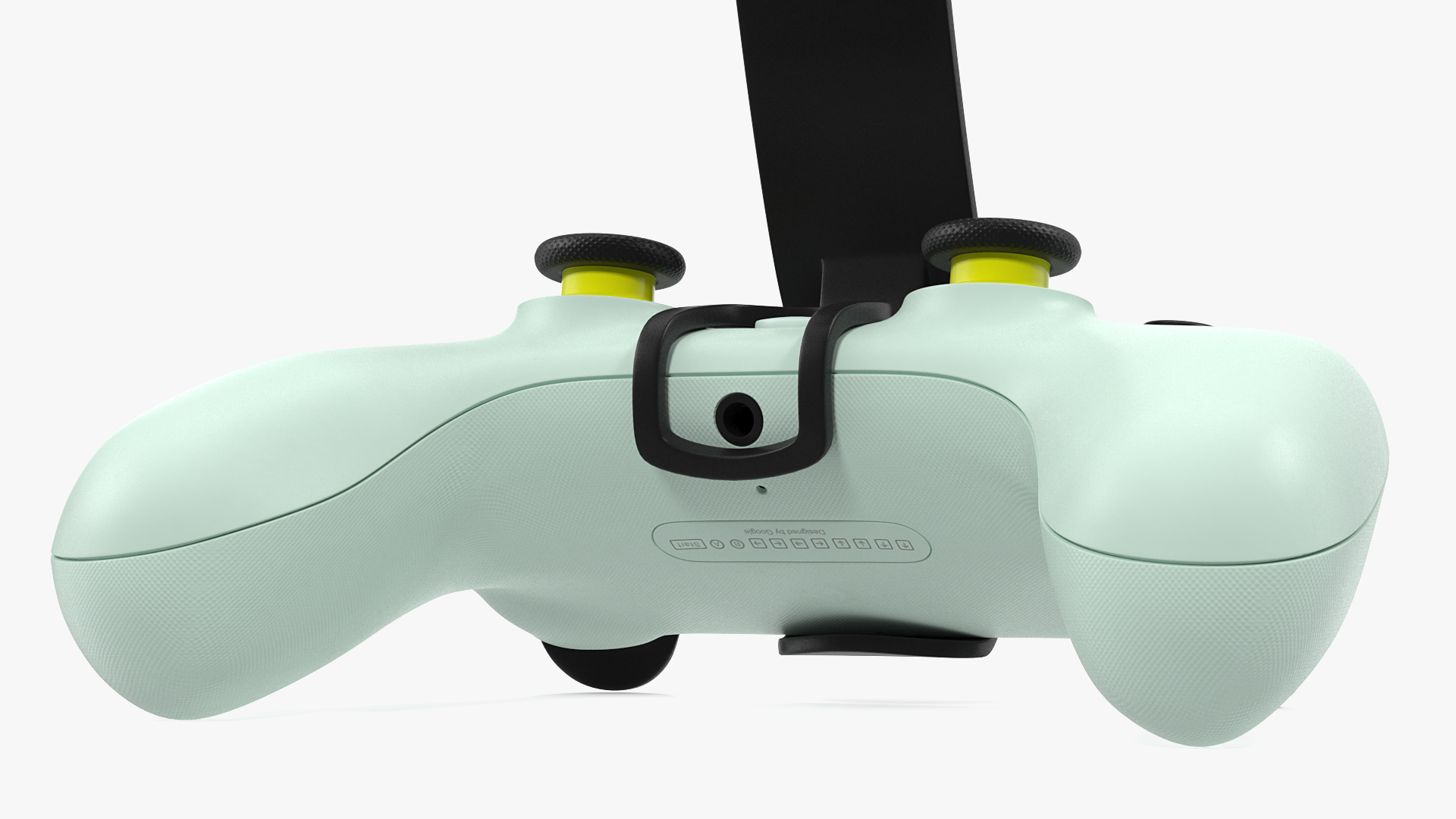 Google Stadia Controller with Phone Mount Wasabi Color 3D model