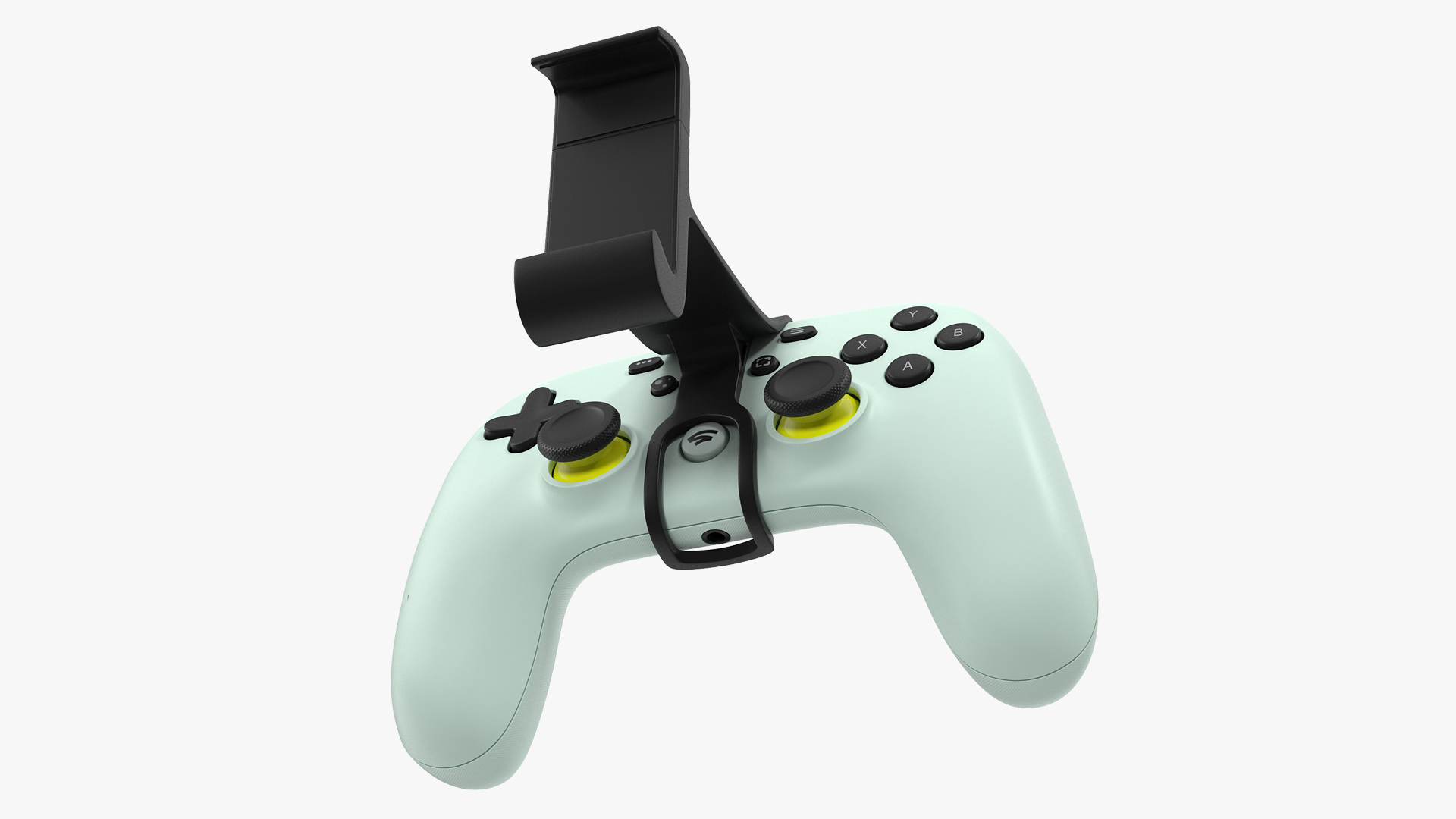 Google Stadia Controller with Phone Mount Wasabi Color 3D model