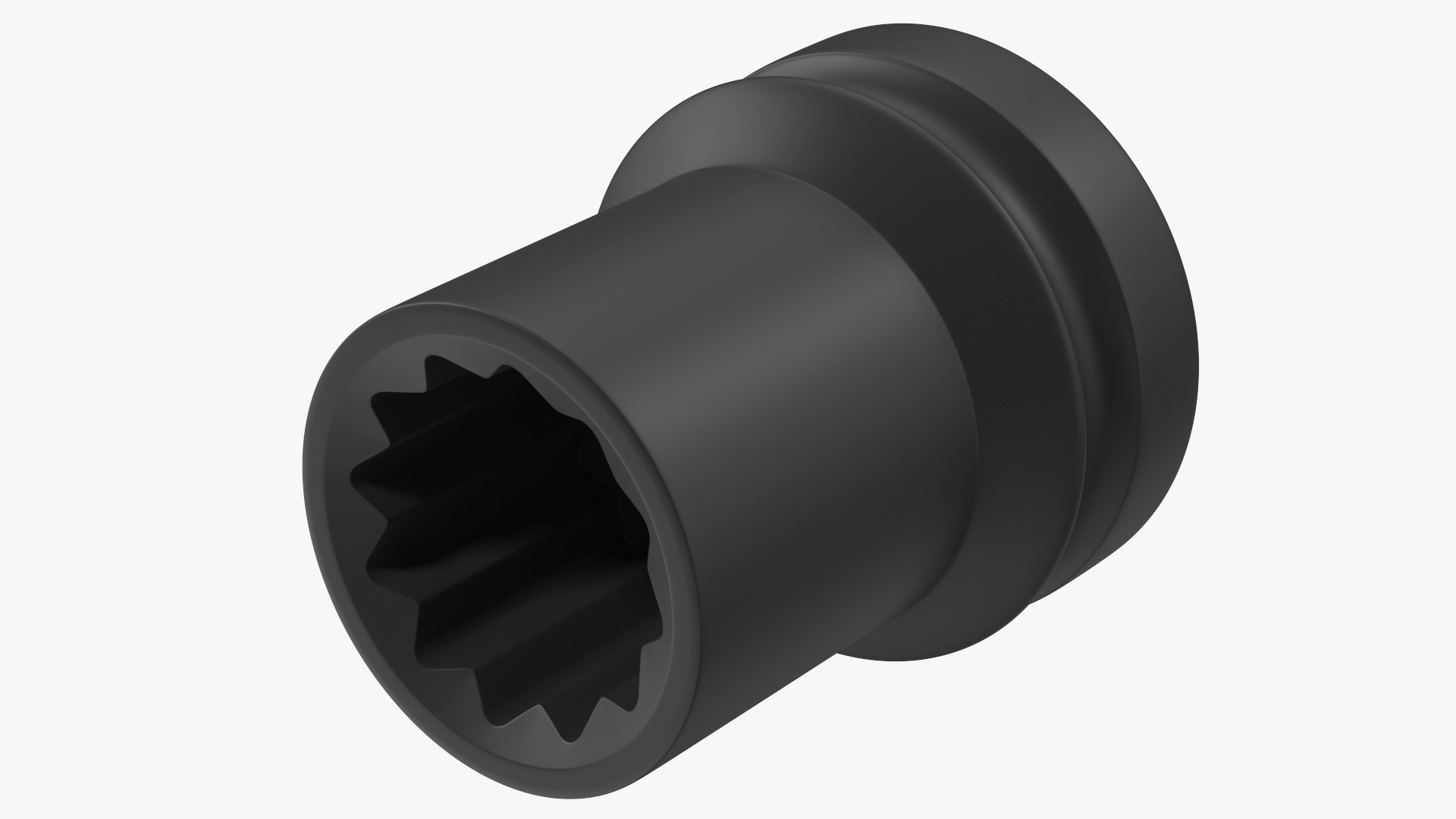 Air Impact Wrench with Wrench Head 3D model