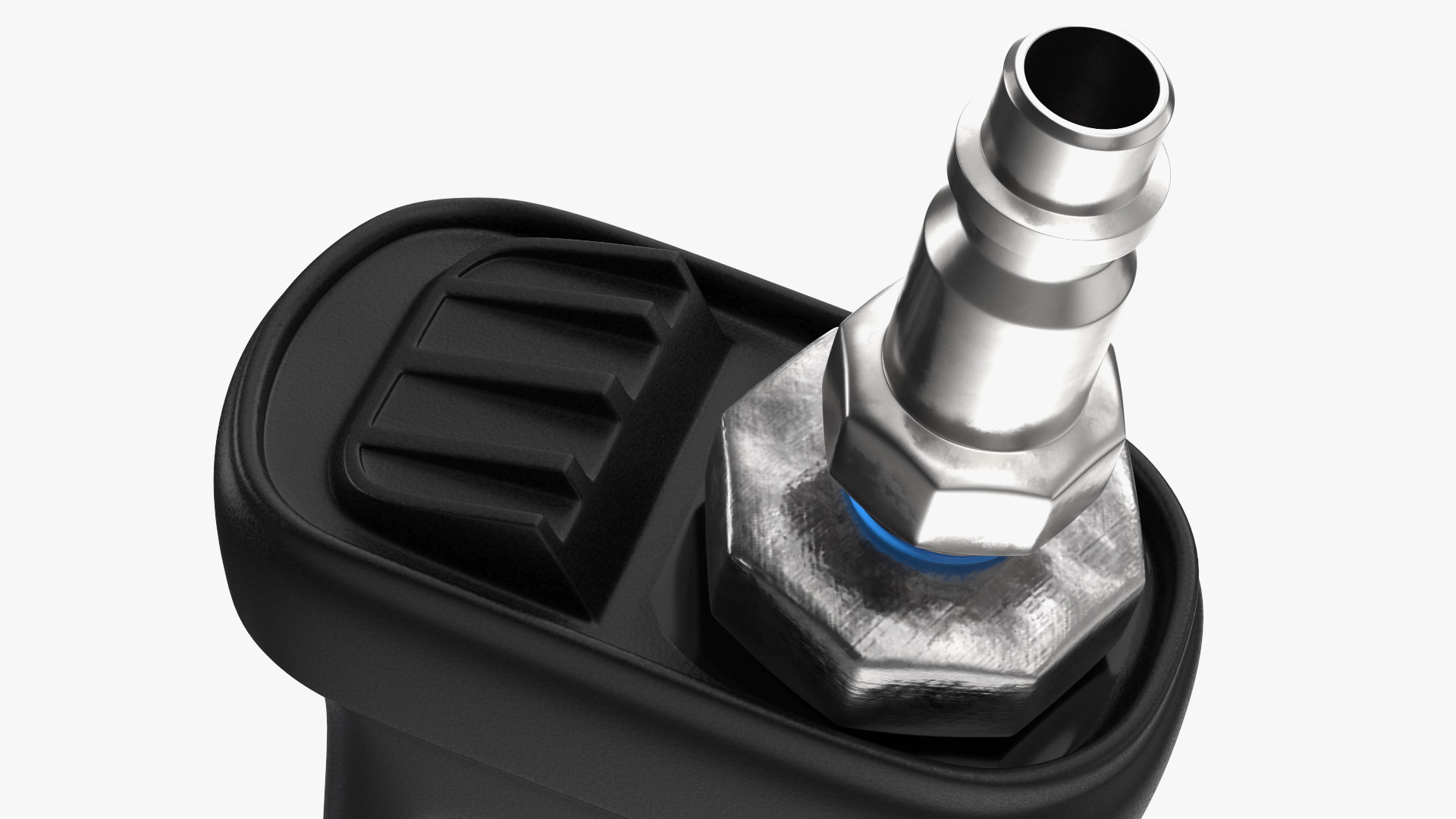 Air Impact Wrench with Wrench Head 3D model