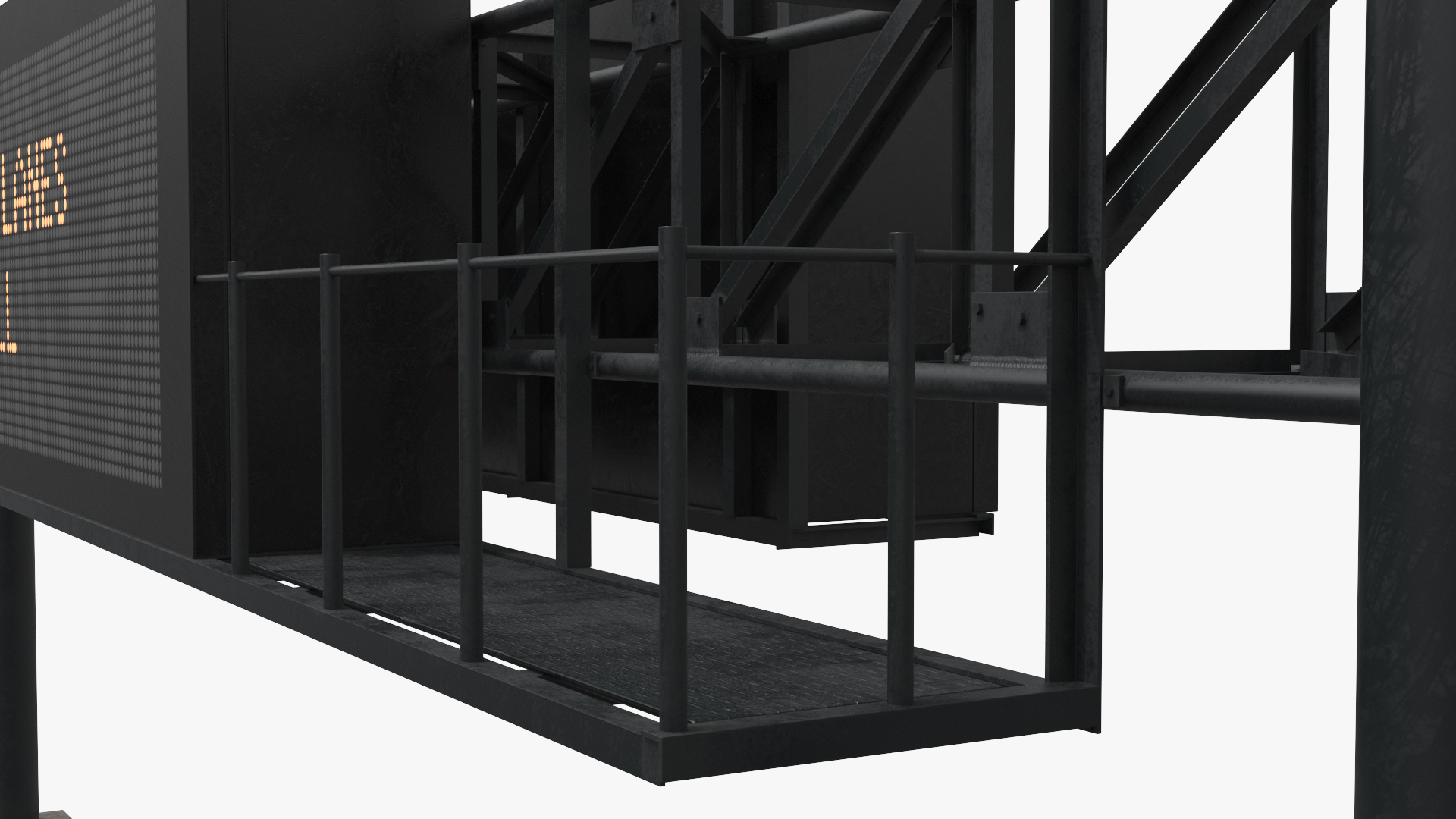 Roadway LED Panel with Steel Gantry - view 6