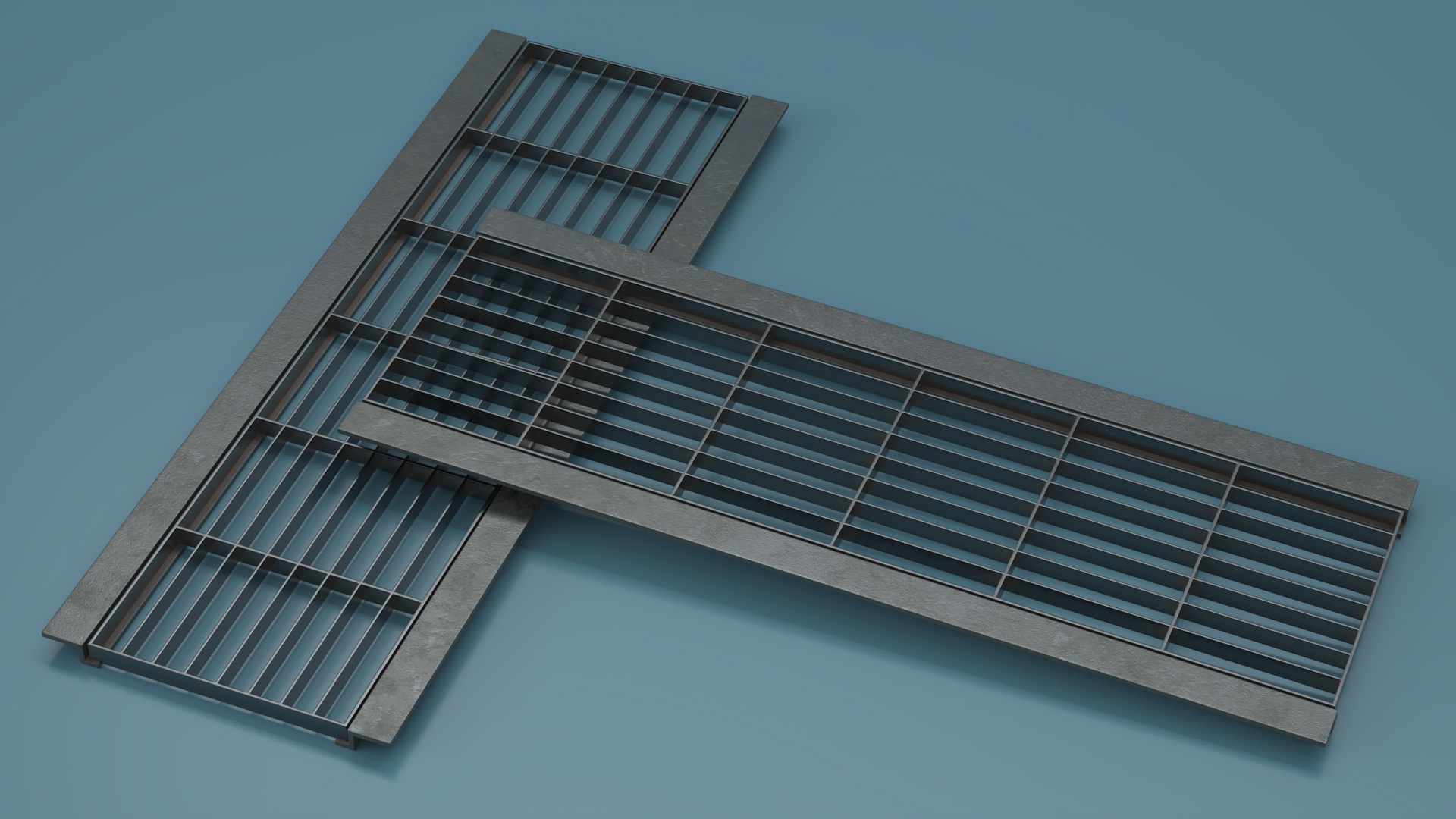 Metal Street Sewer Cover 3D model