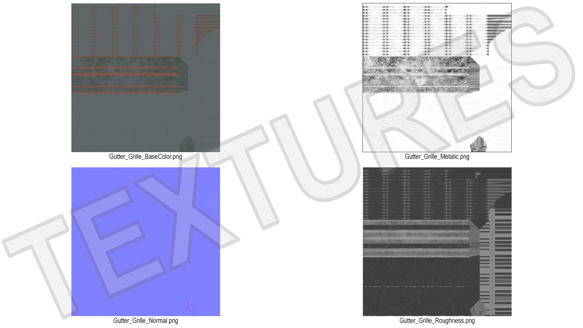 Metal Street Sewer Cover 3D model
