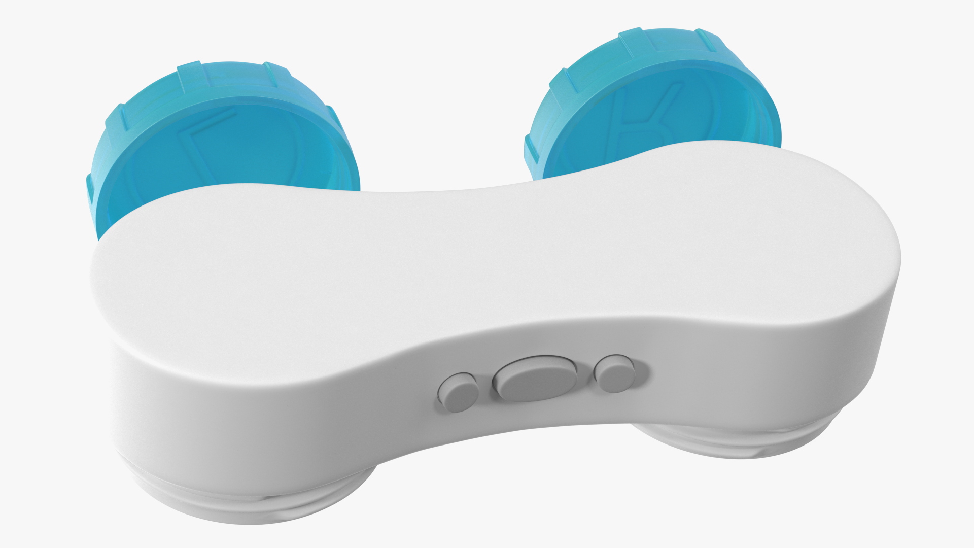3D Electronic Contact Lens Case Blue model