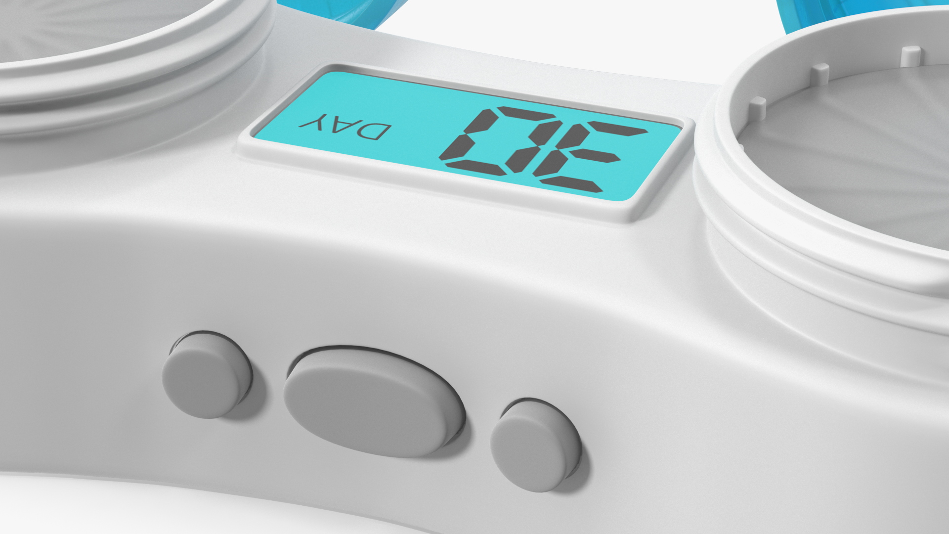 3D Electronic Contact Lens Case Blue model
