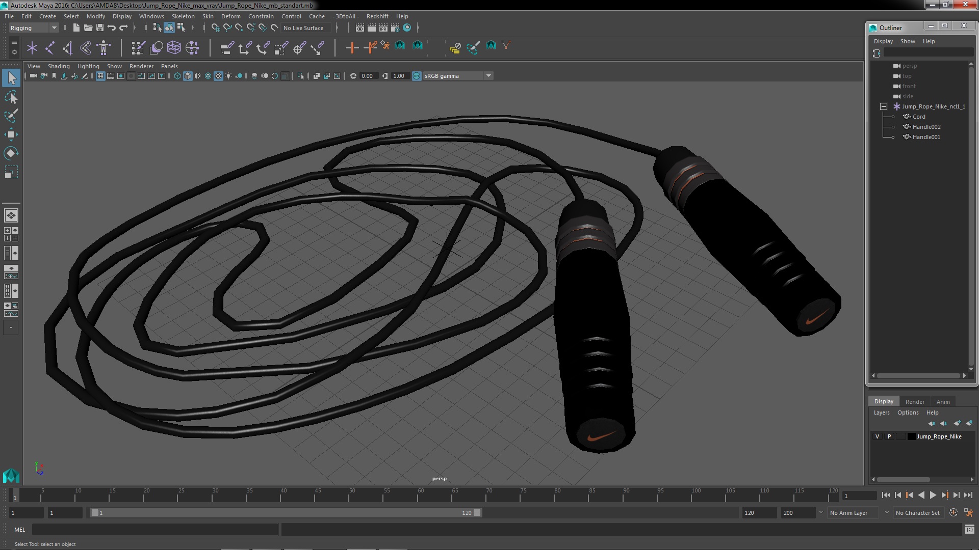 Jump Rope Nike 3D model