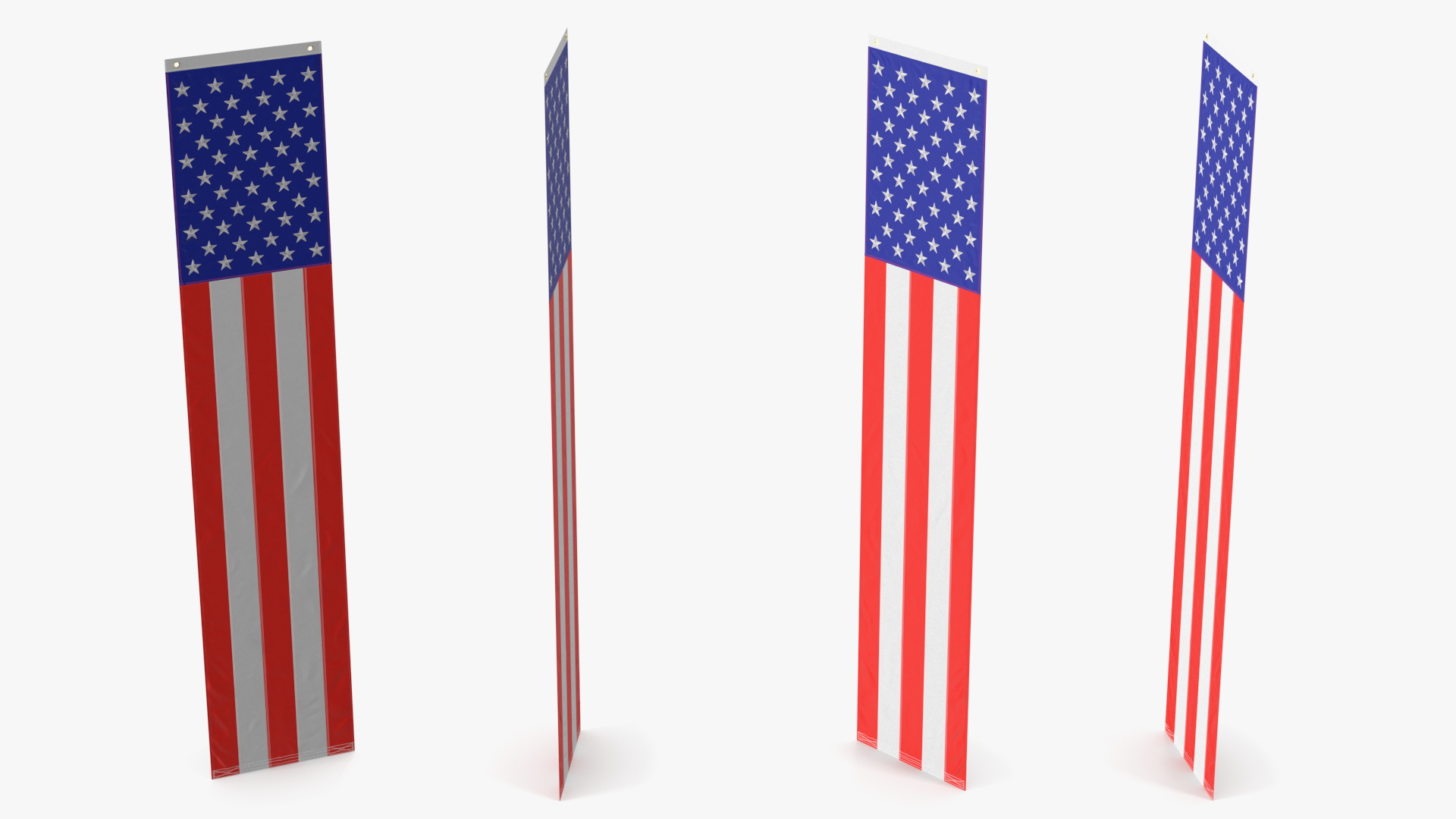 Pull Down US Flag 3D