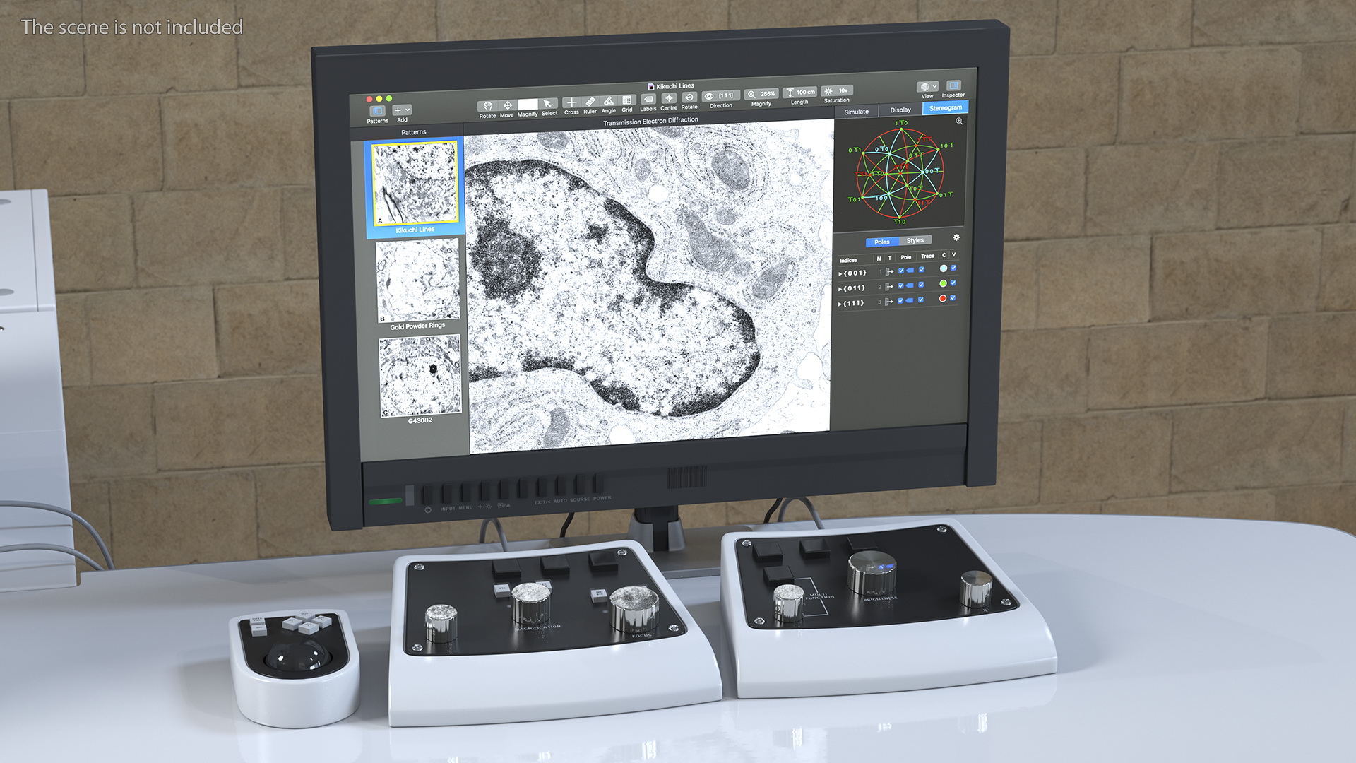 Generic Monitor with Control Panel 3D model