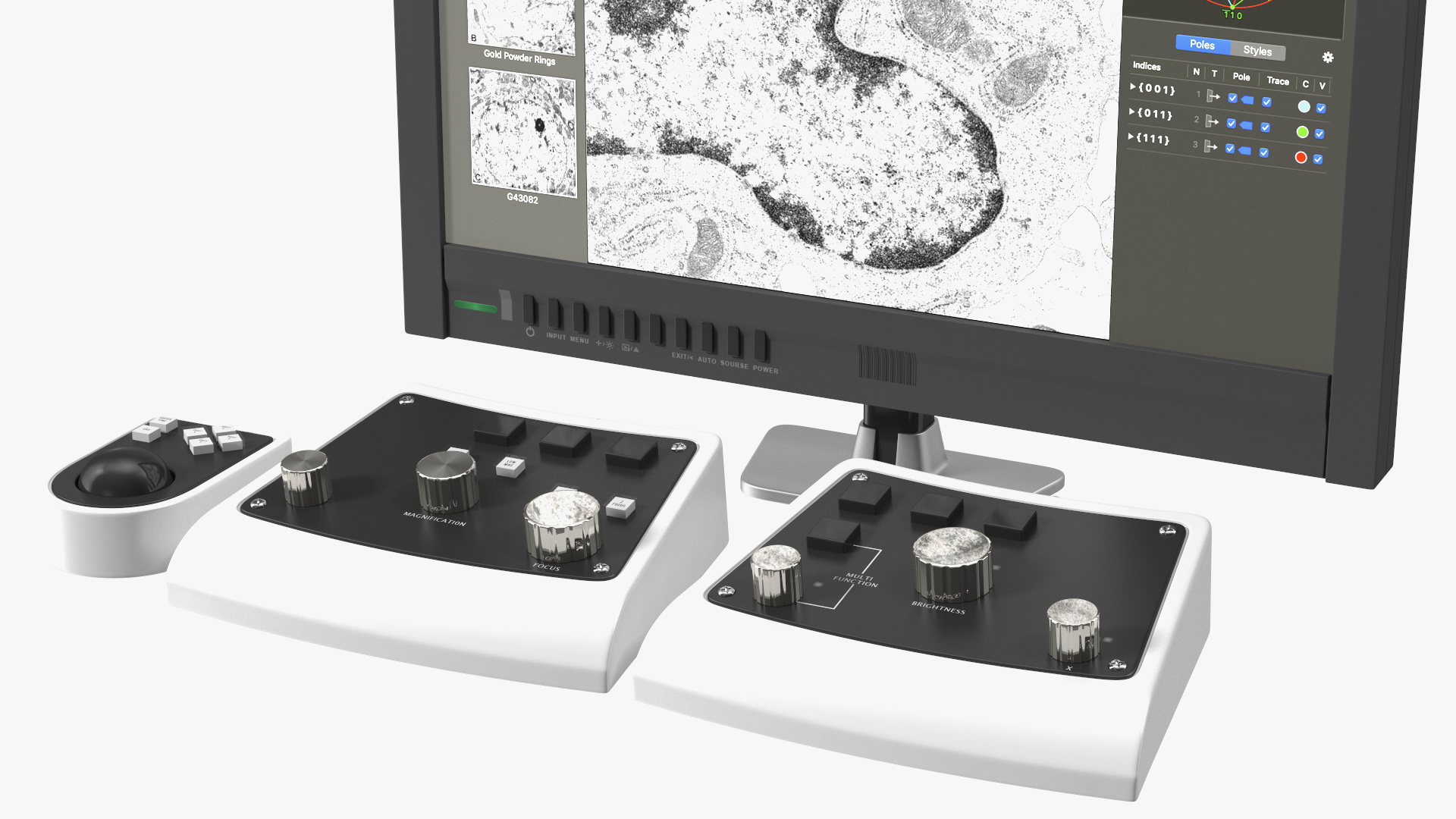 Generic Monitor with Control Panel 3D model