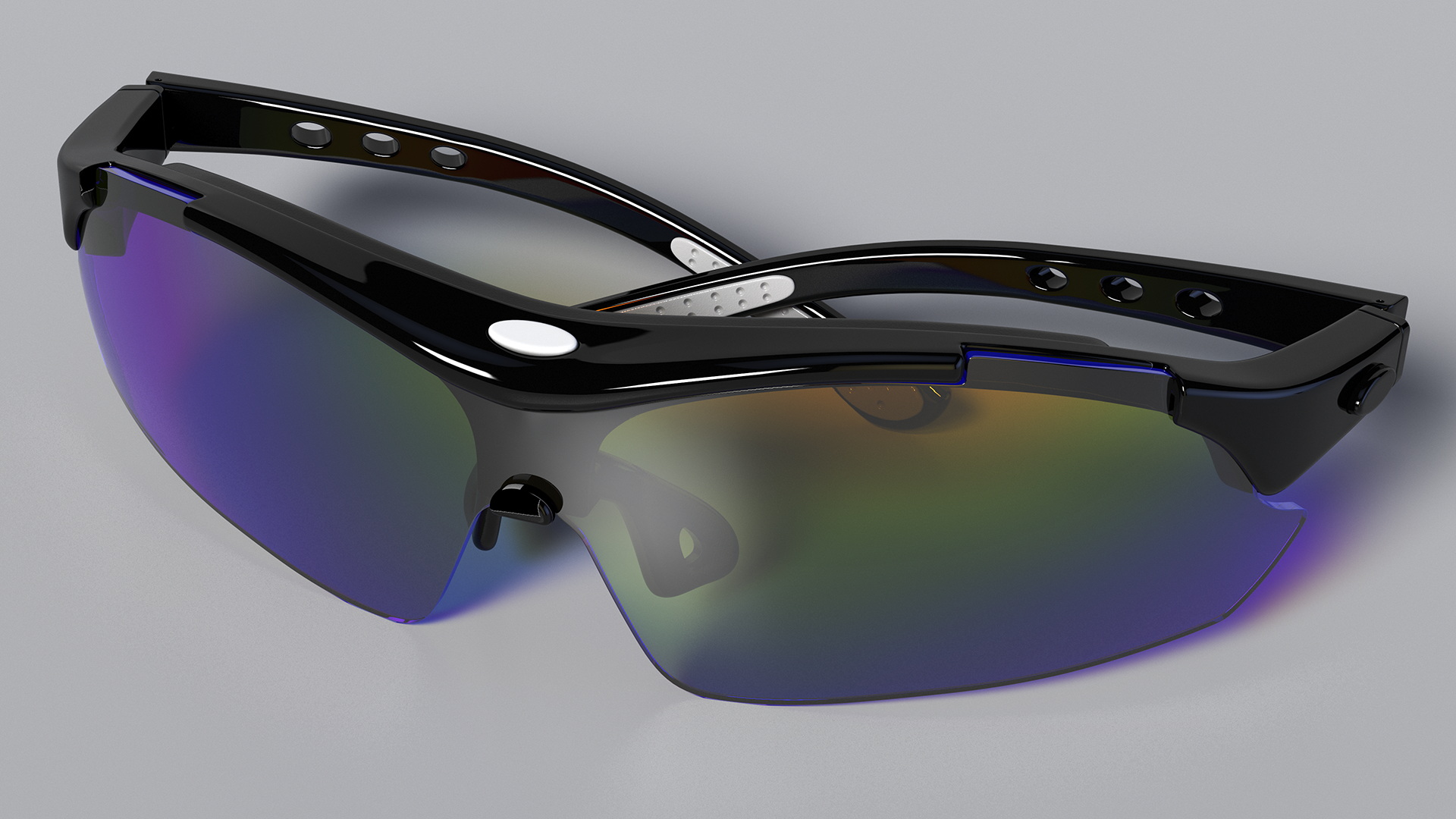 3D Cycling Running Outdoor Sports Sunglasses Chameleon
