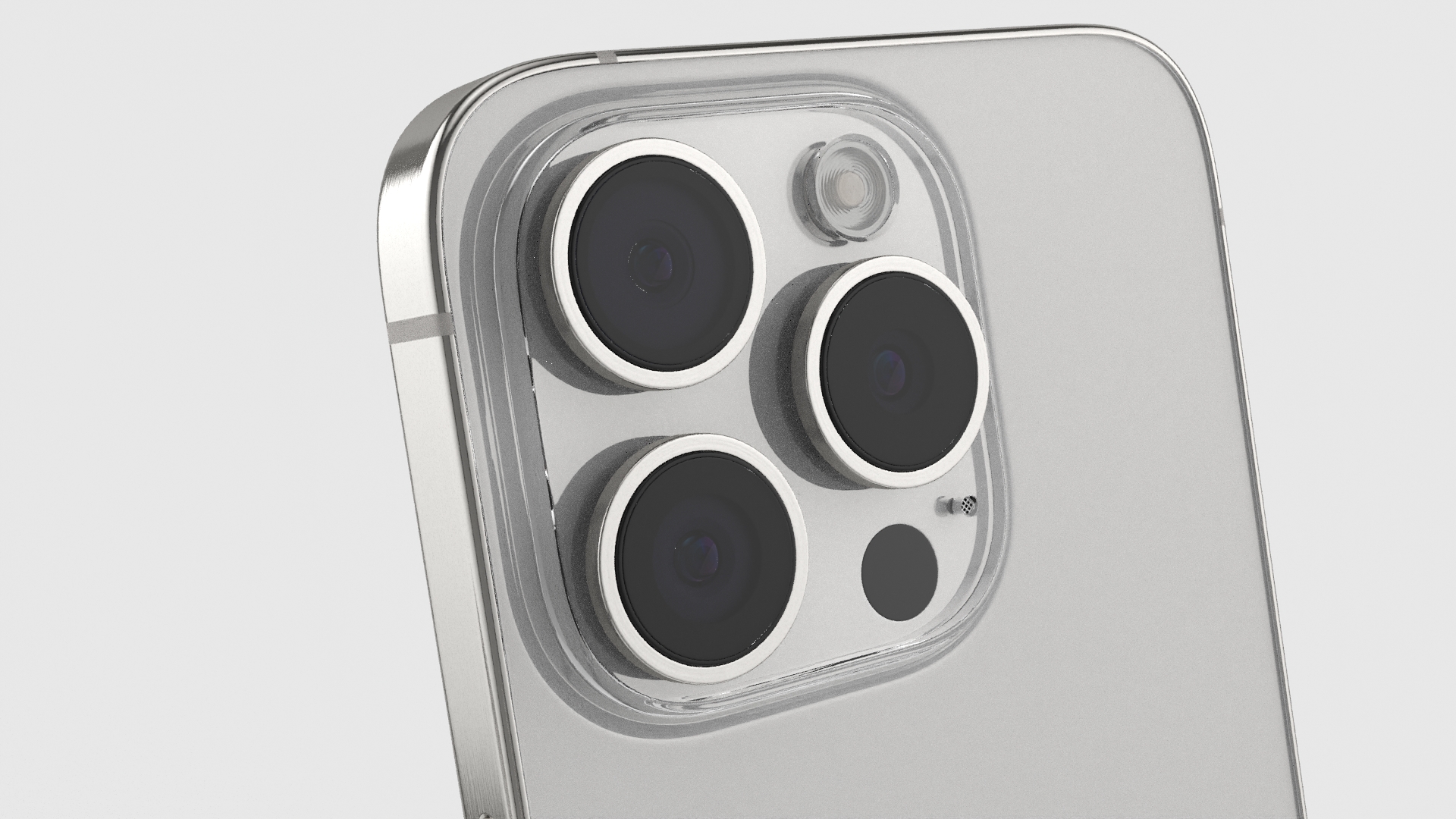 3D IPhone 15 Pro White with Box model