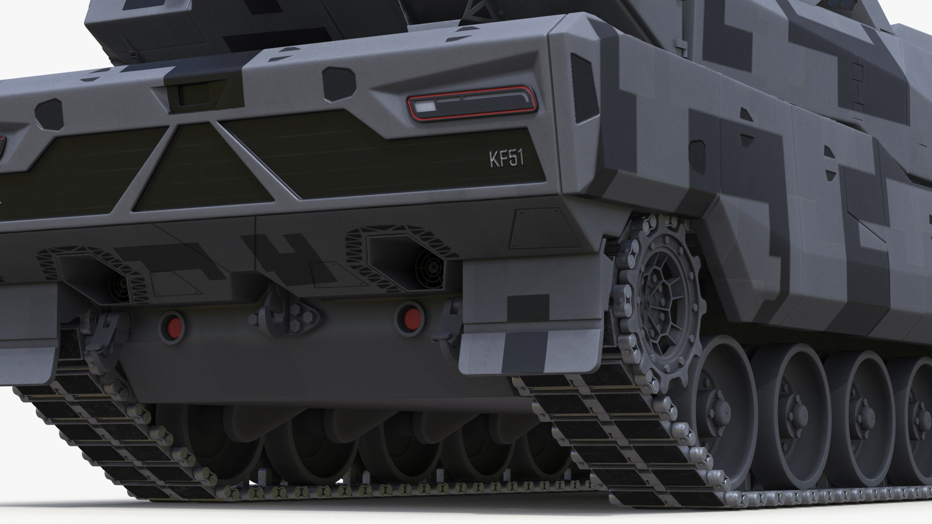 3D model KF 51 Panther Main Battle Tank