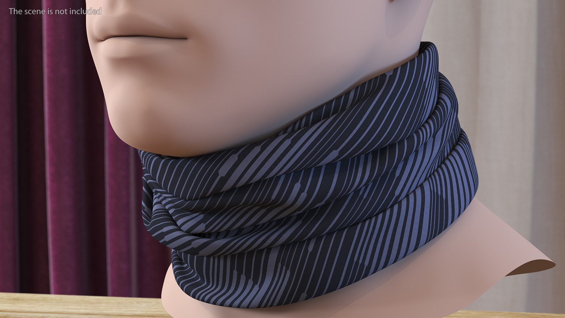 3D Summer Neck Gaiter model
