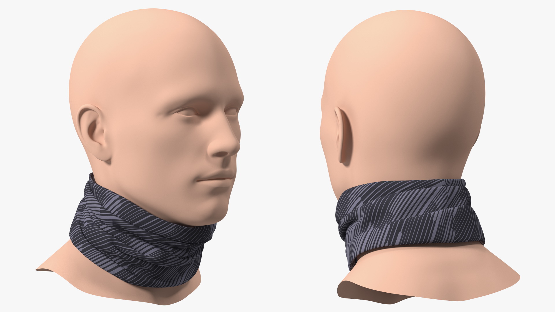 3D Summer Neck Gaiter model