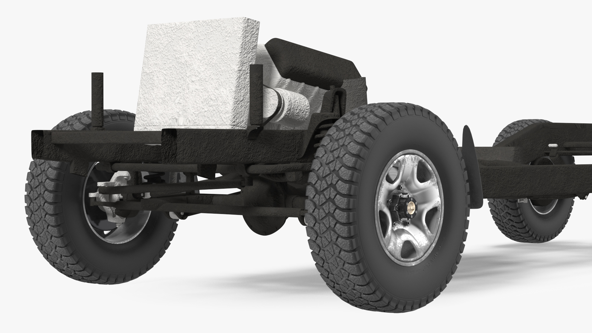 3D Offroad Vehicle Chassis model