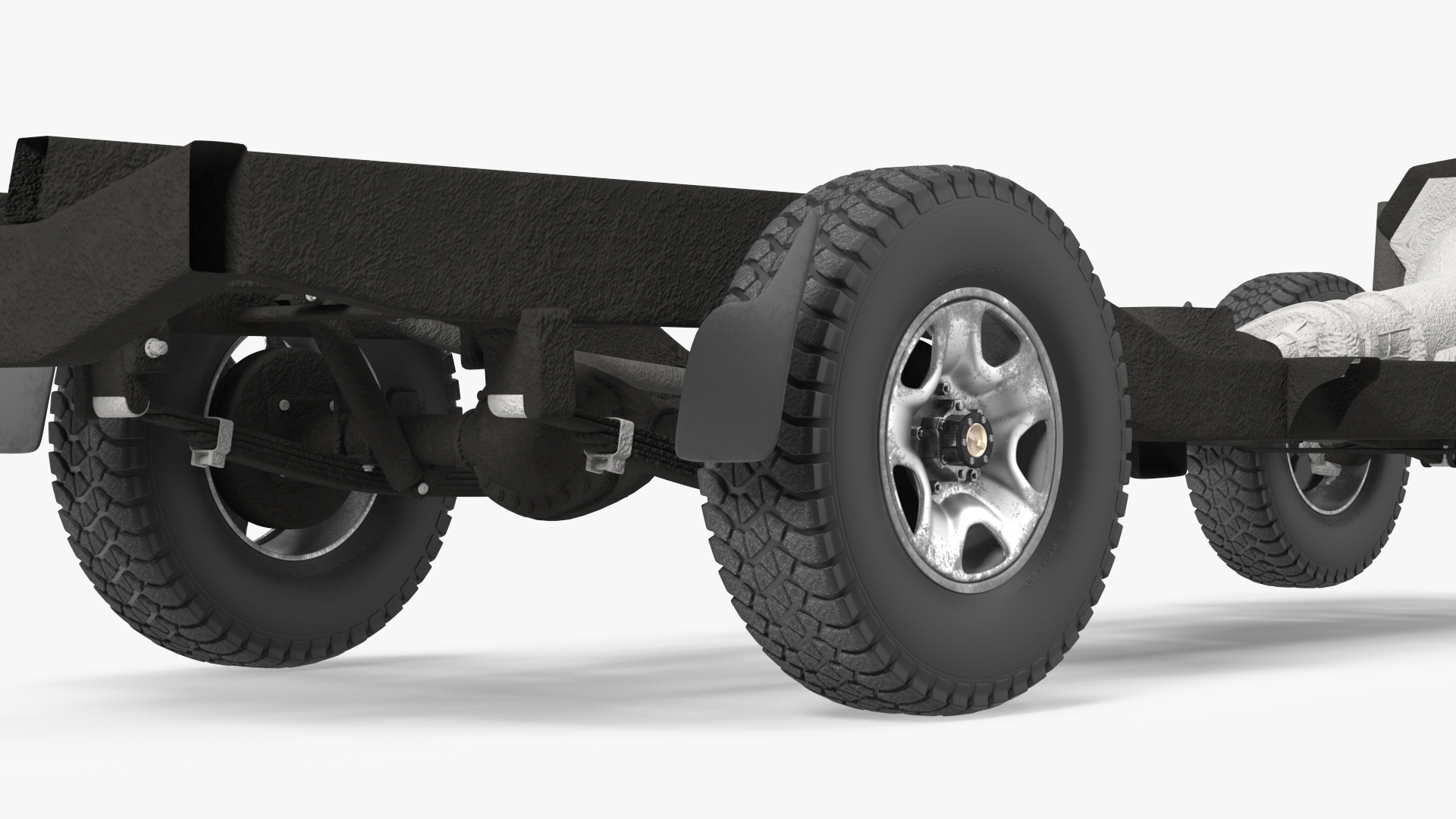 3D Offroad Vehicle Chassis model