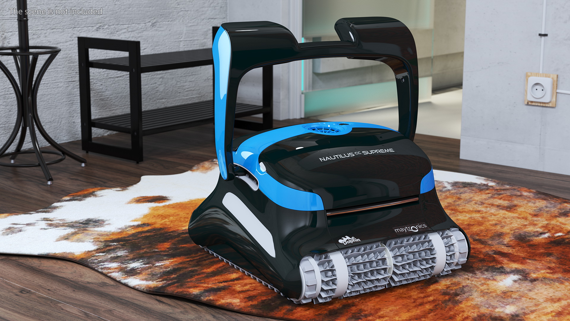 3D DOLPHIN Nautilus Robotic Pool Vacuum Cleaner Rigged