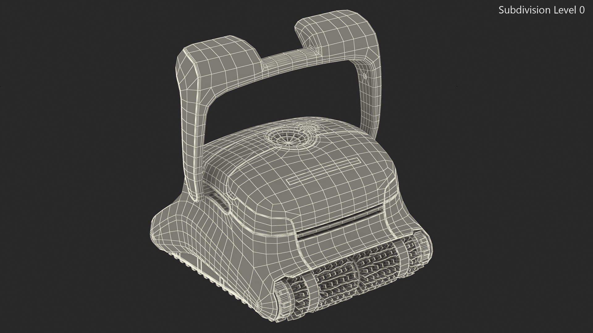 3D DOLPHIN Nautilus Robotic Pool Vacuum Cleaner Rigged