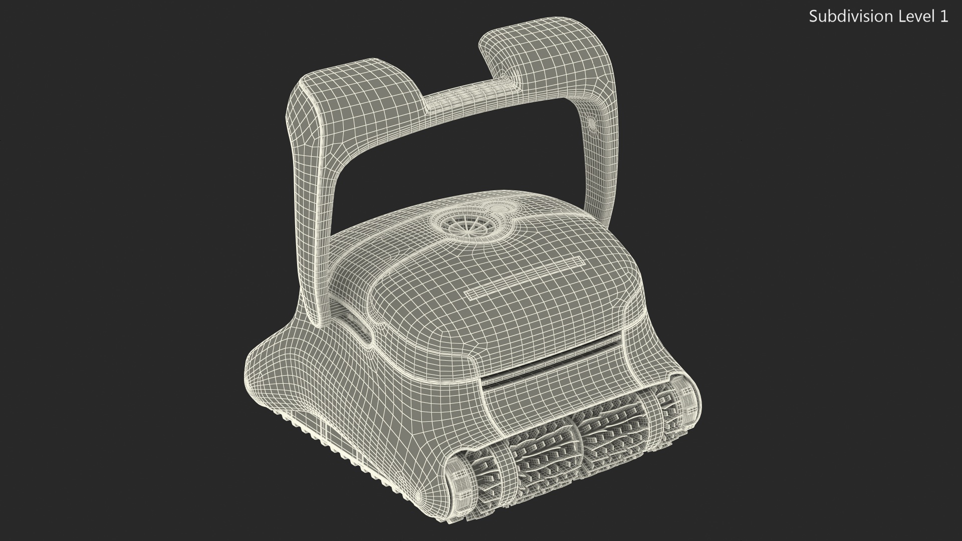 3D DOLPHIN Nautilus Robotic Pool Vacuum Cleaner Rigged