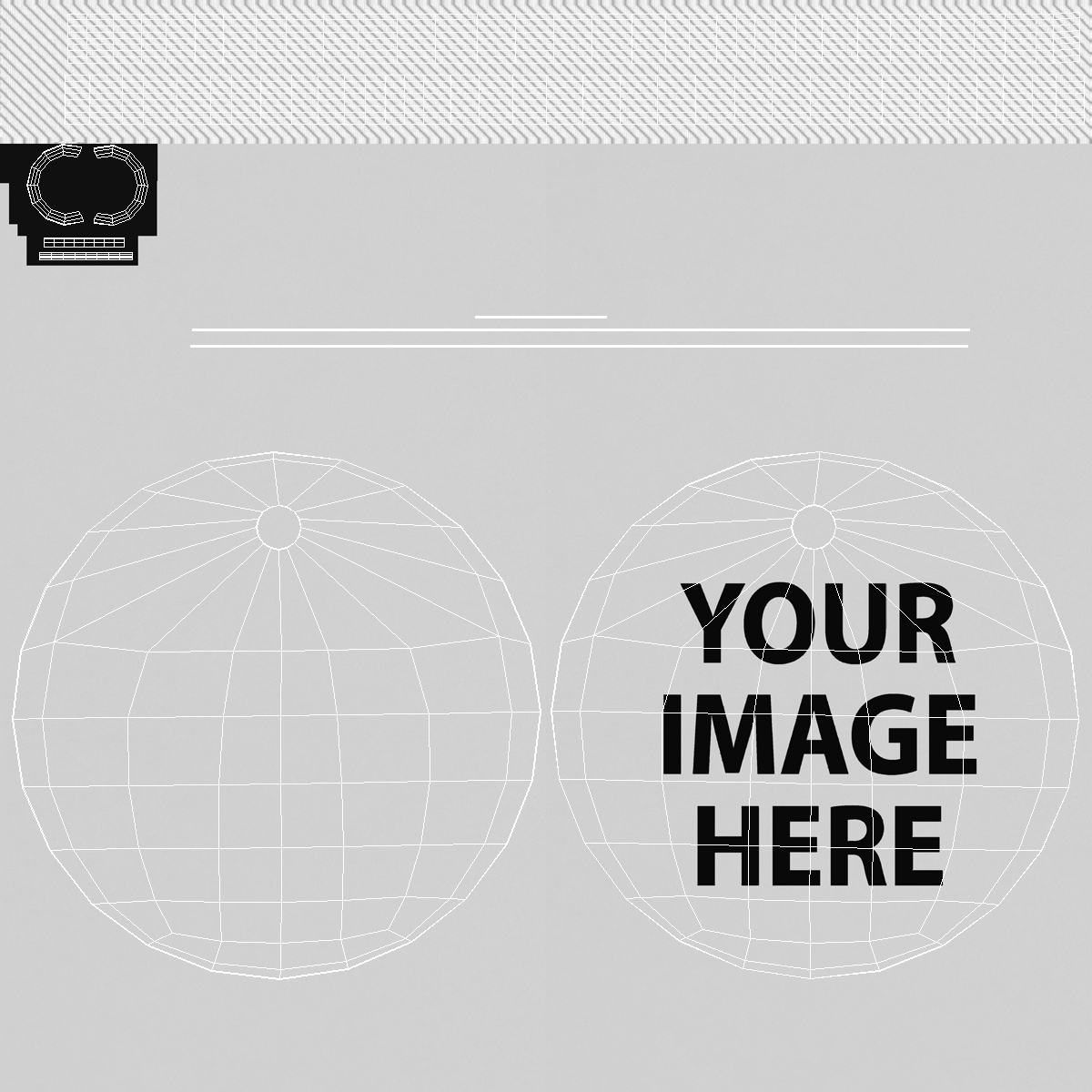 3D model Label Tag Round