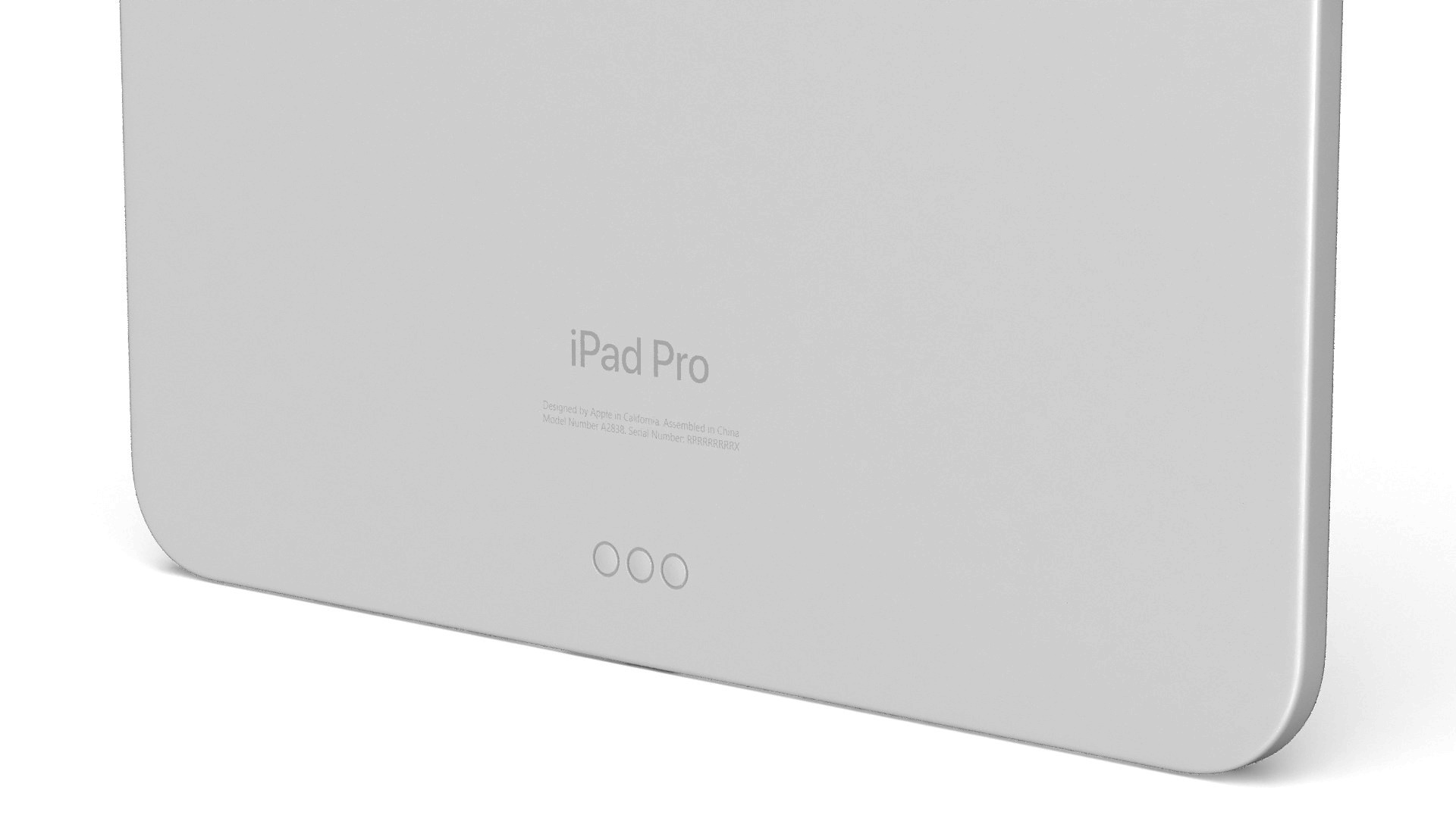 Apple IPad Pro 2024 11 Inch Silver 3D model