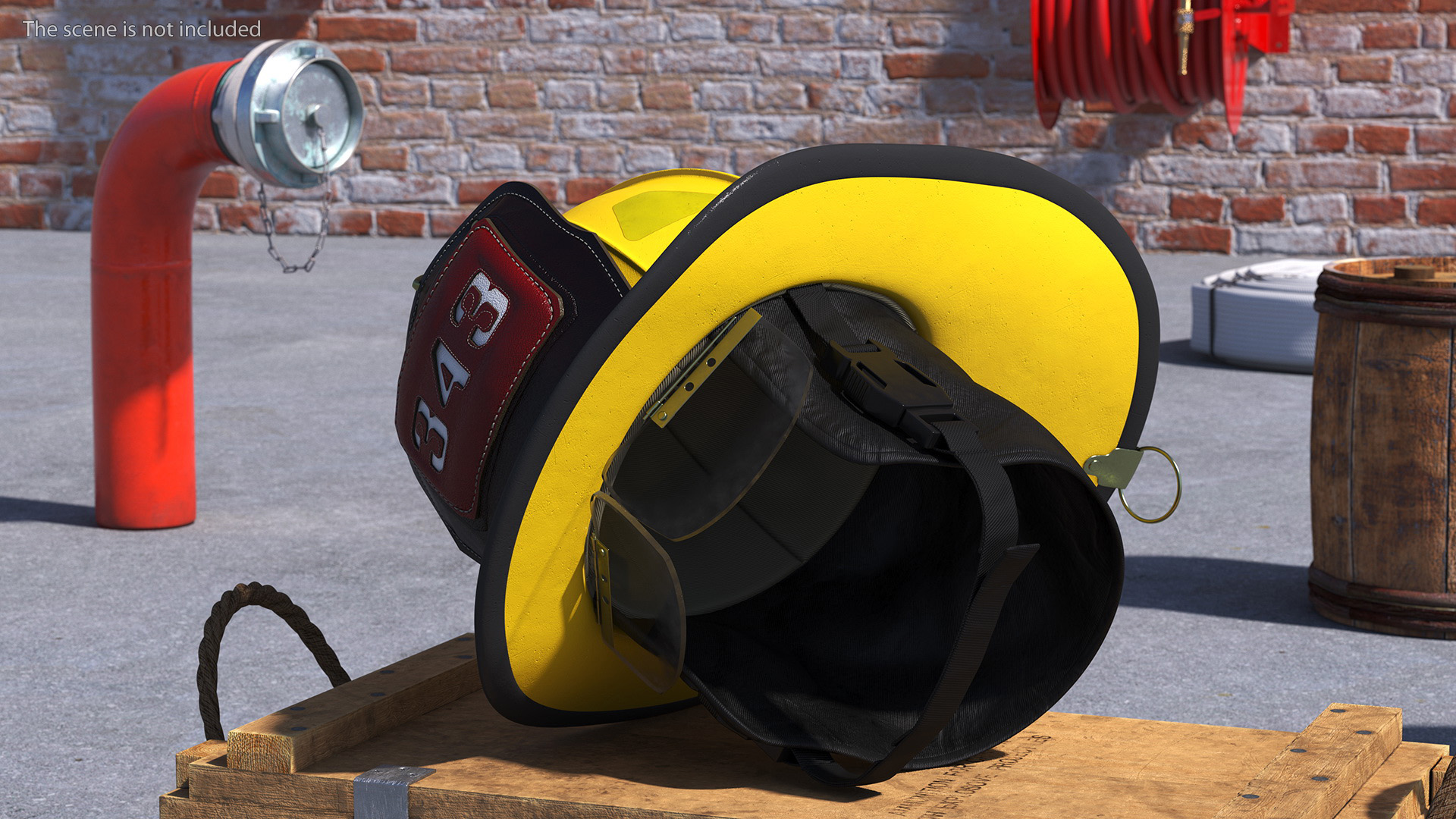 3D model Firefighter Safety Helmet