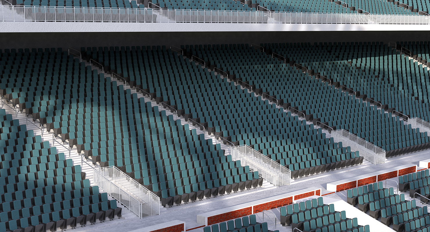 3D model Tribunes