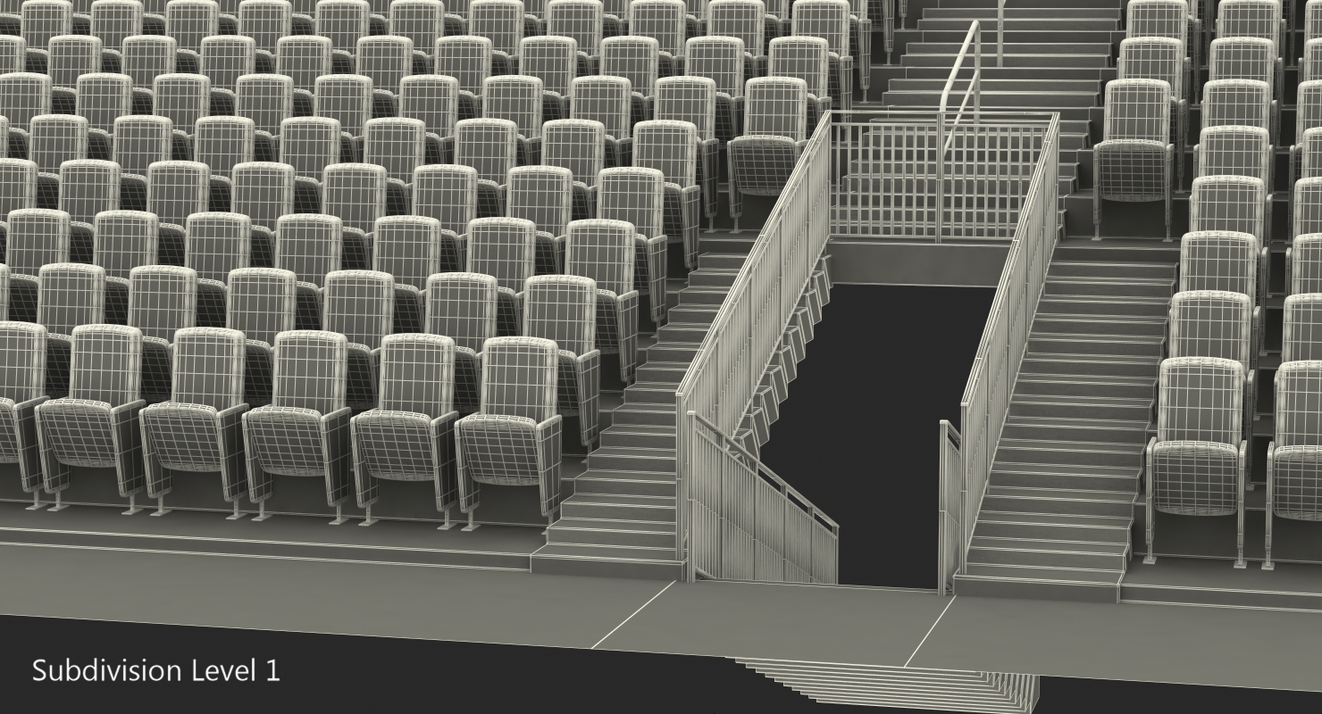 3D model Tribunes