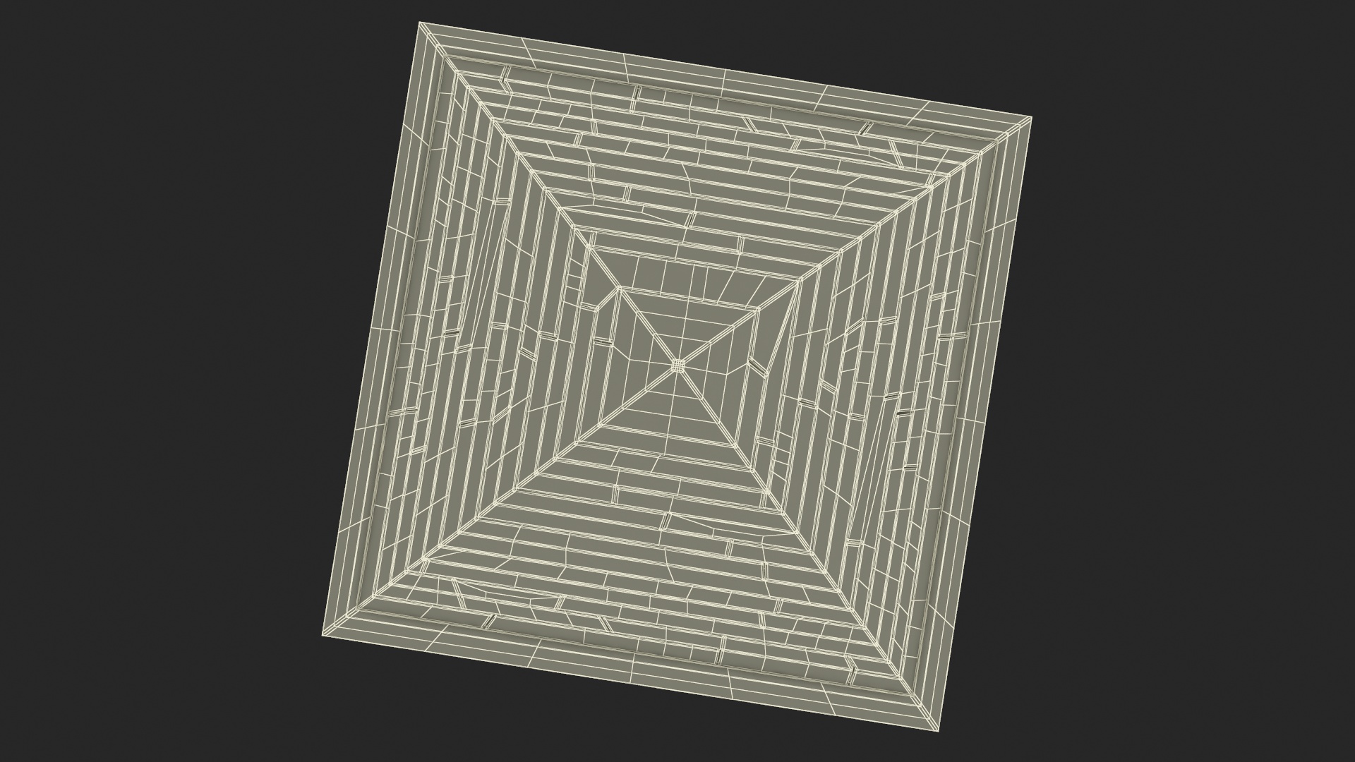 Crystal Pyramid Puzzle Blue 3D