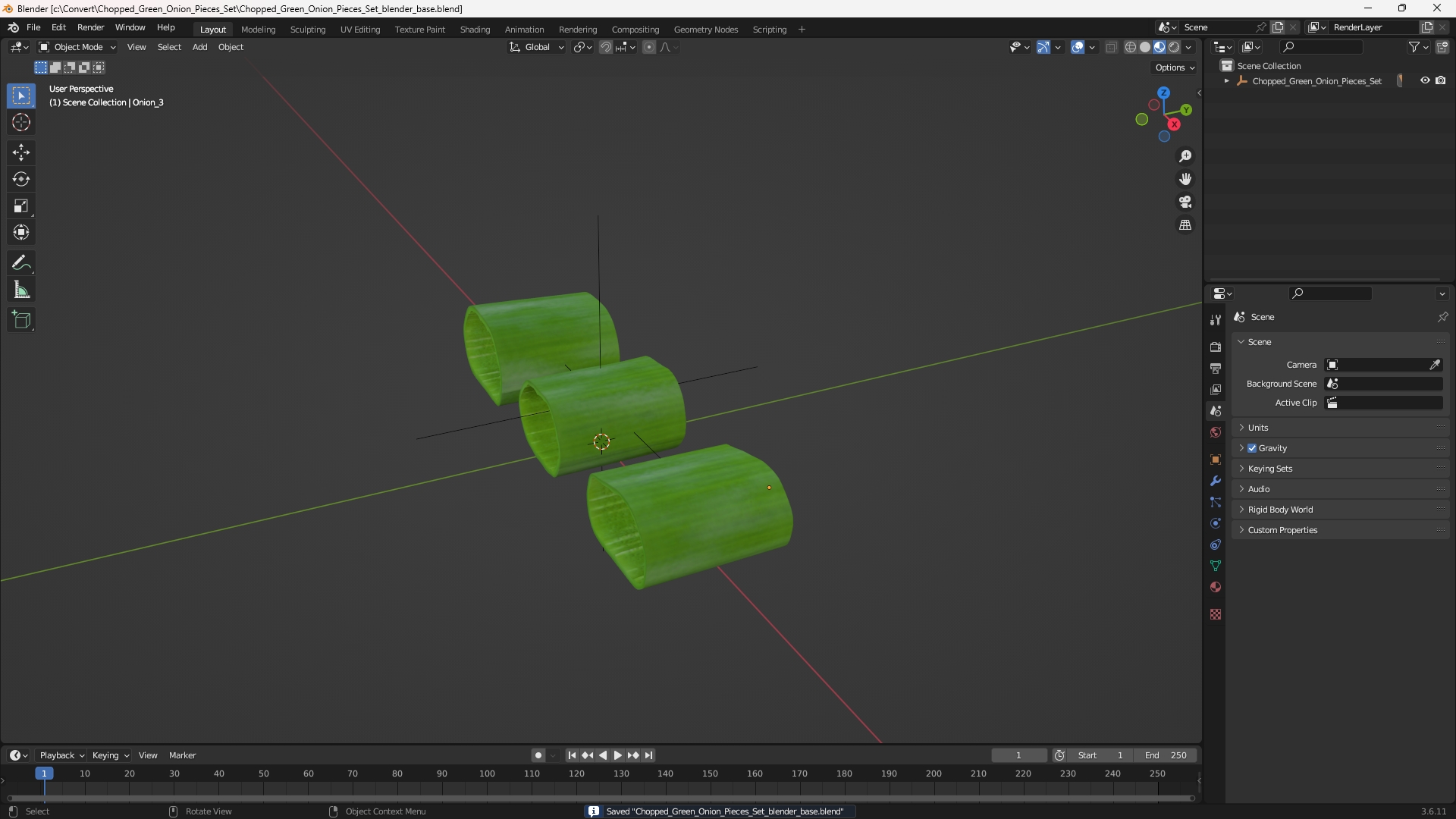 Chopped Green Onion Pieces Set, view 9