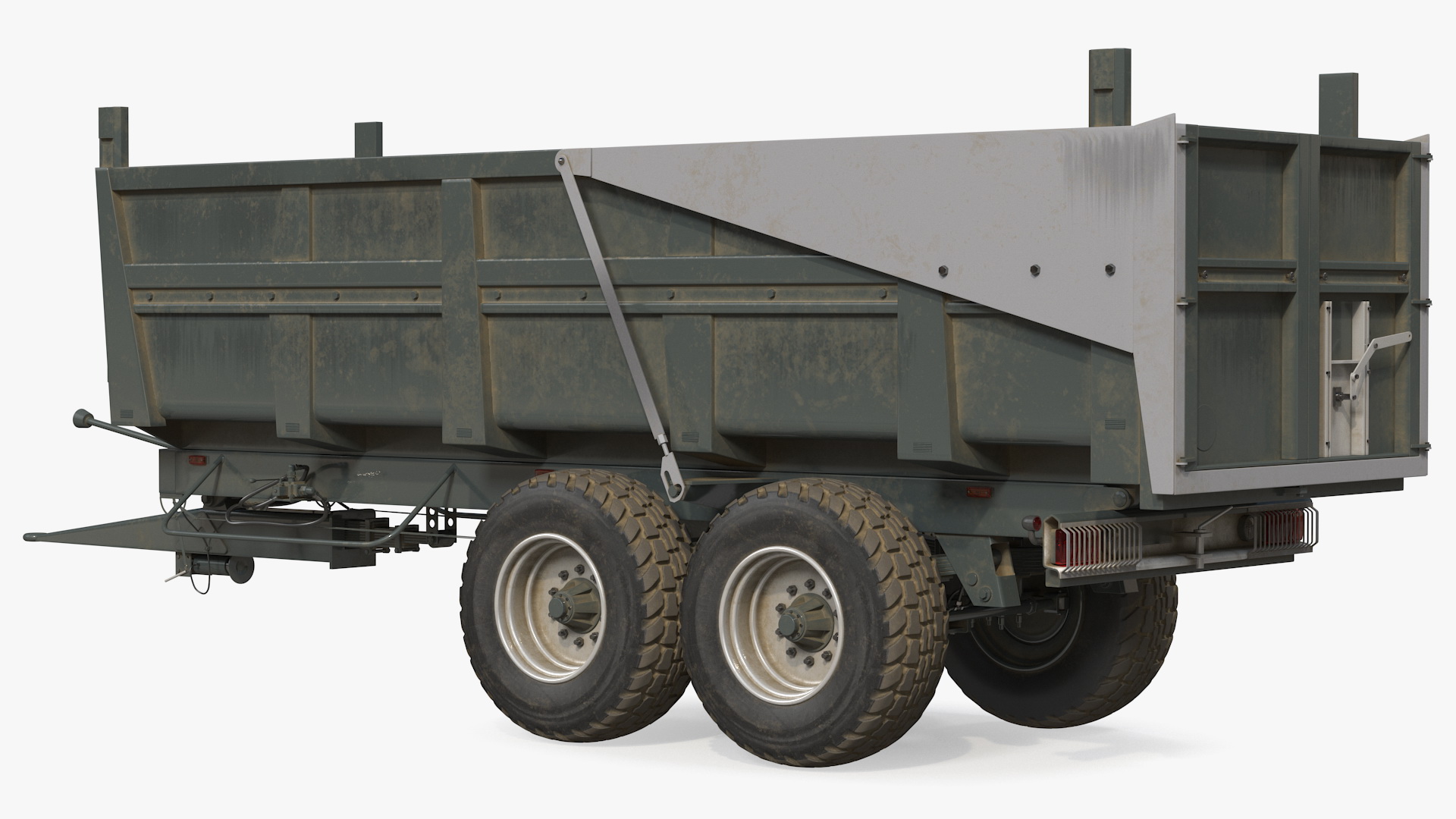 3D Body Tipper Trailer Rigged