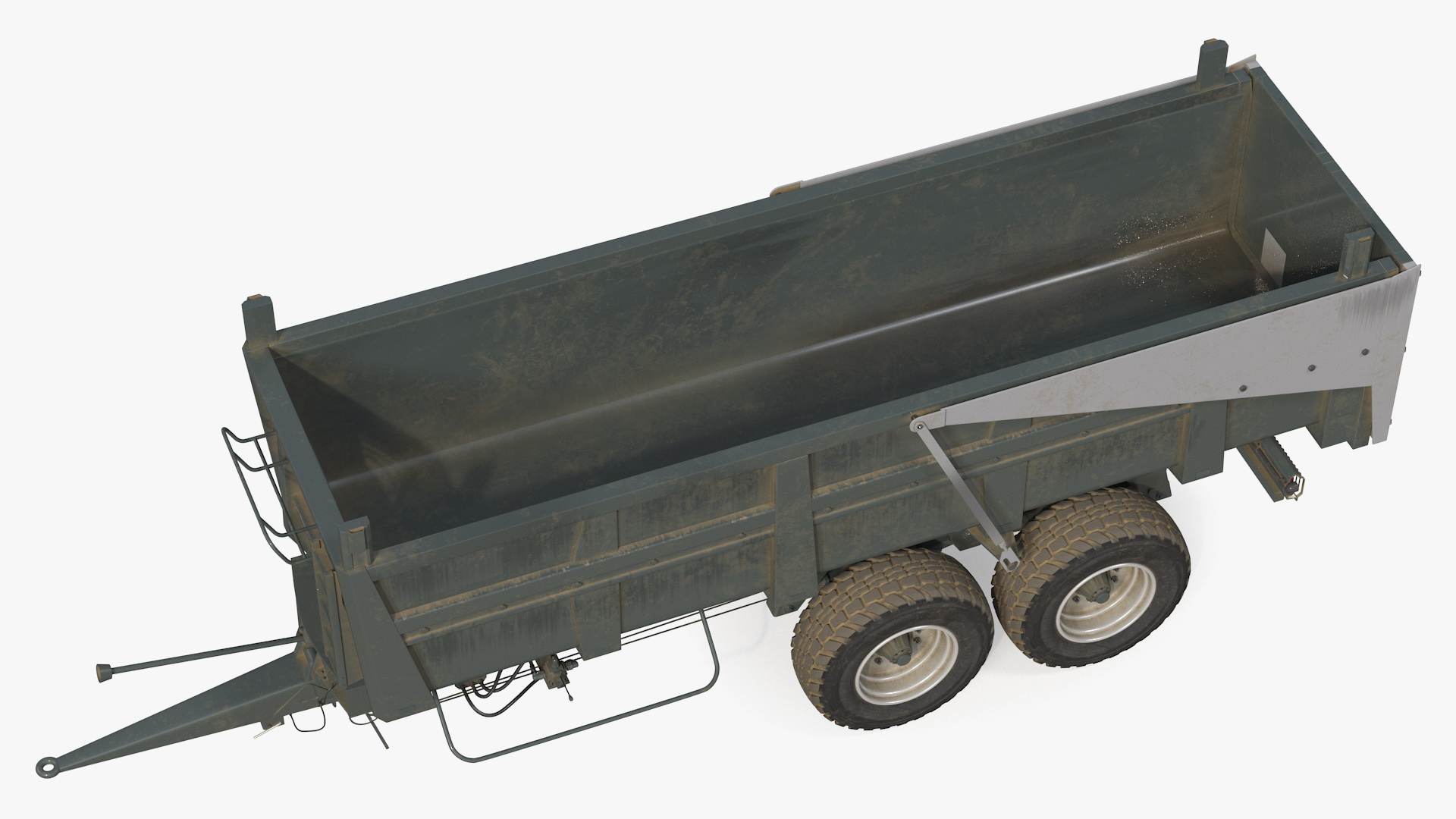 3D Body Tipper Trailer Rigged
