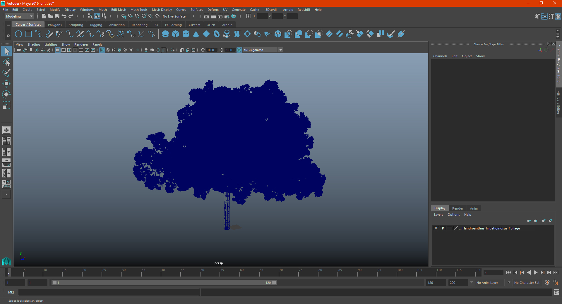 Pink Lapacho Tree 3D
