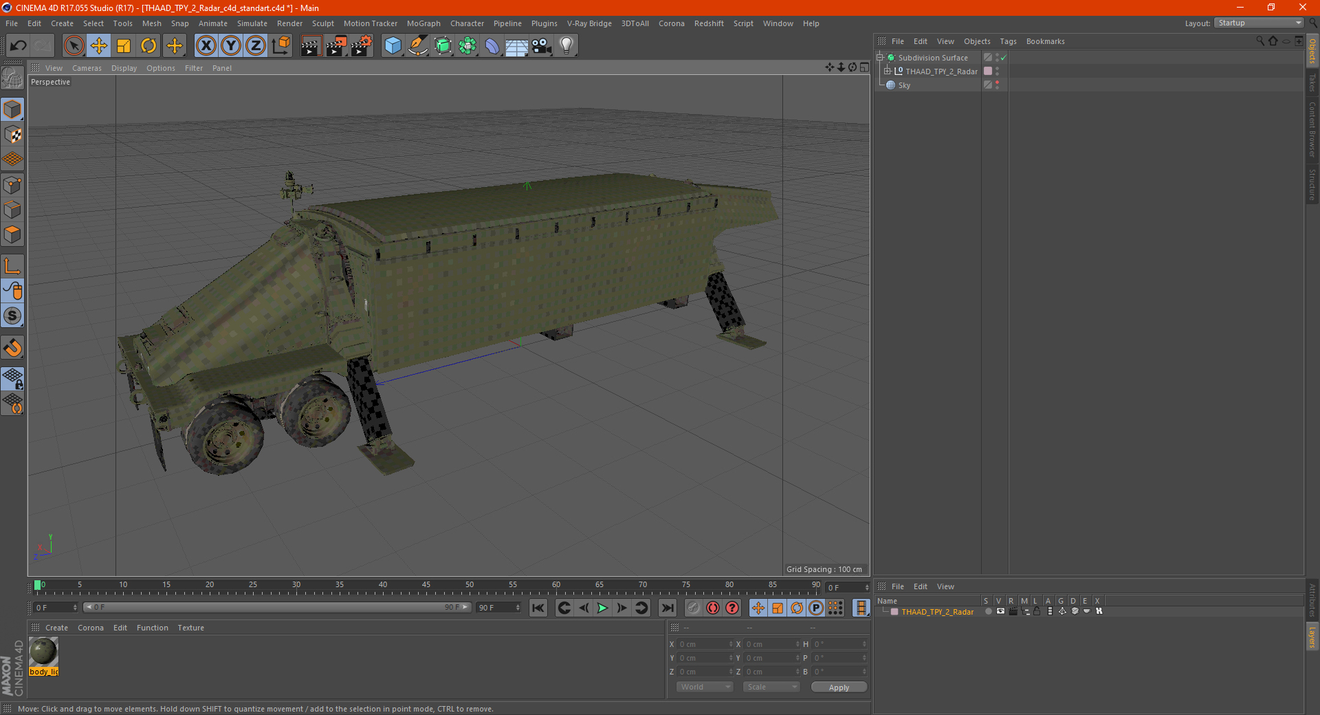 THAAD TPY 2 Radar 3D