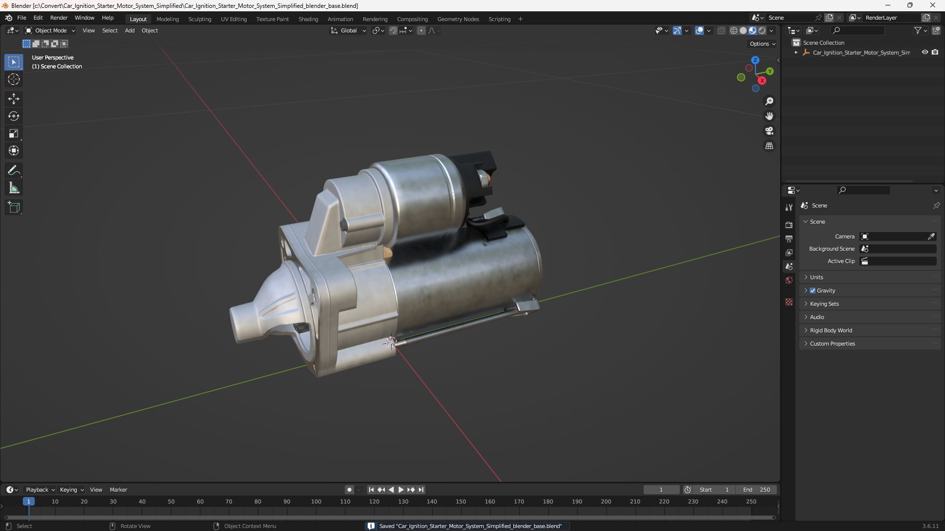 Car Ignition Starter Motor System Simplified, view 9
