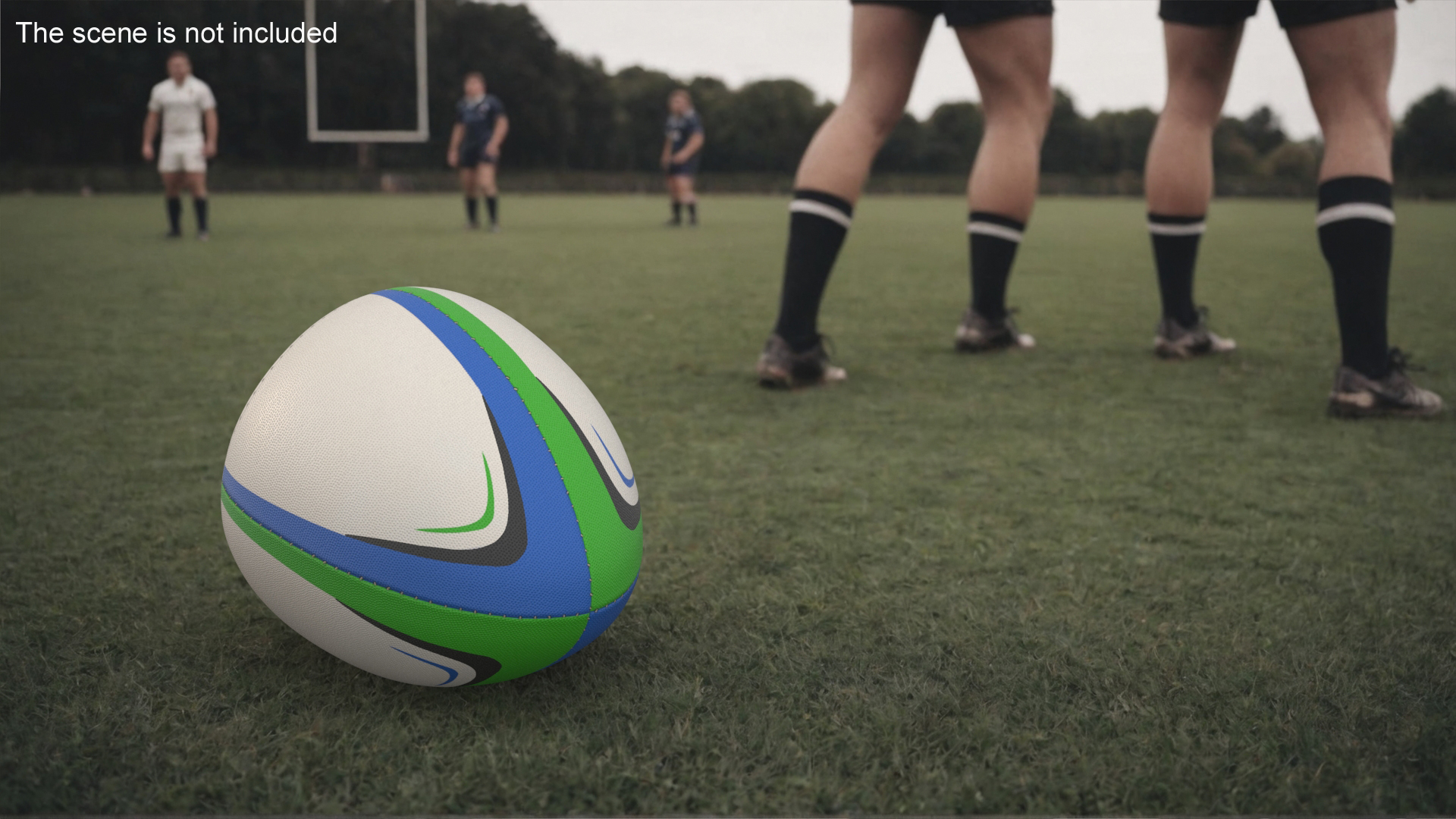 Rugby Rebounder Training Ball 3D model