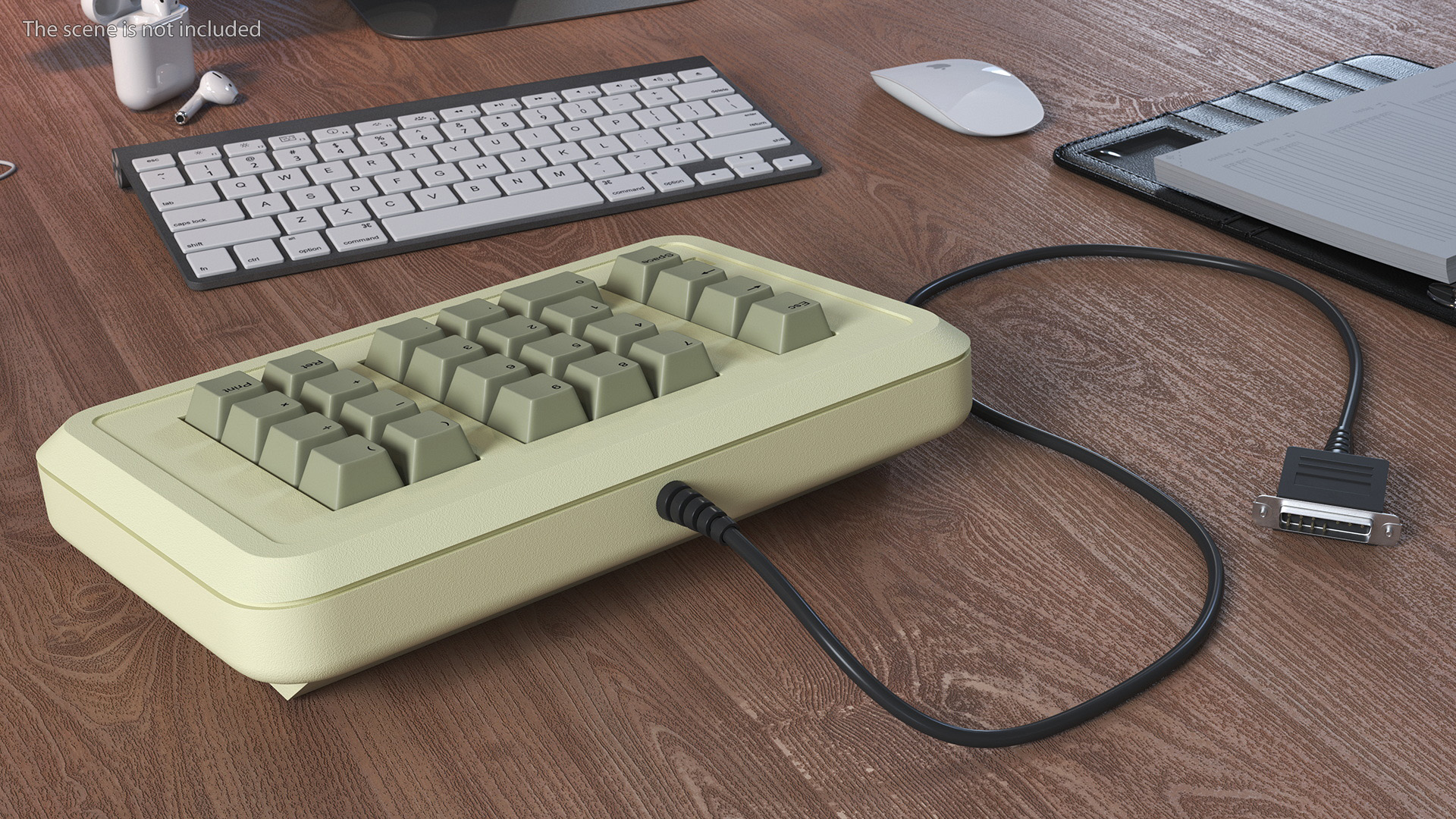 Vintage Numeric Keypad Peripheral Apple 3D model