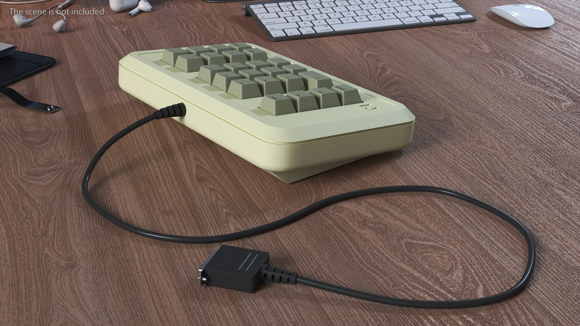 Vintage Numeric Keypad Peripheral Apple 3D model