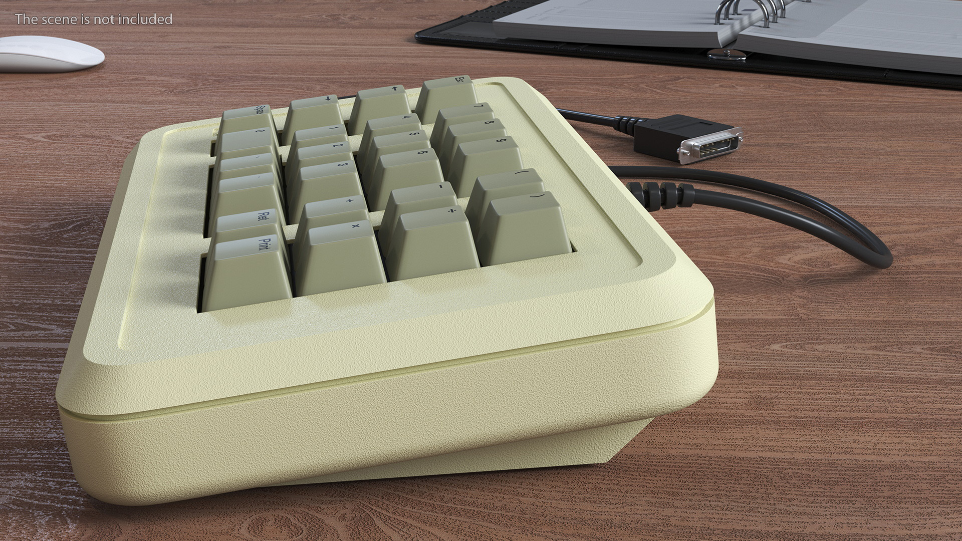 Vintage Numeric Keypad Peripheral Apple 3D model