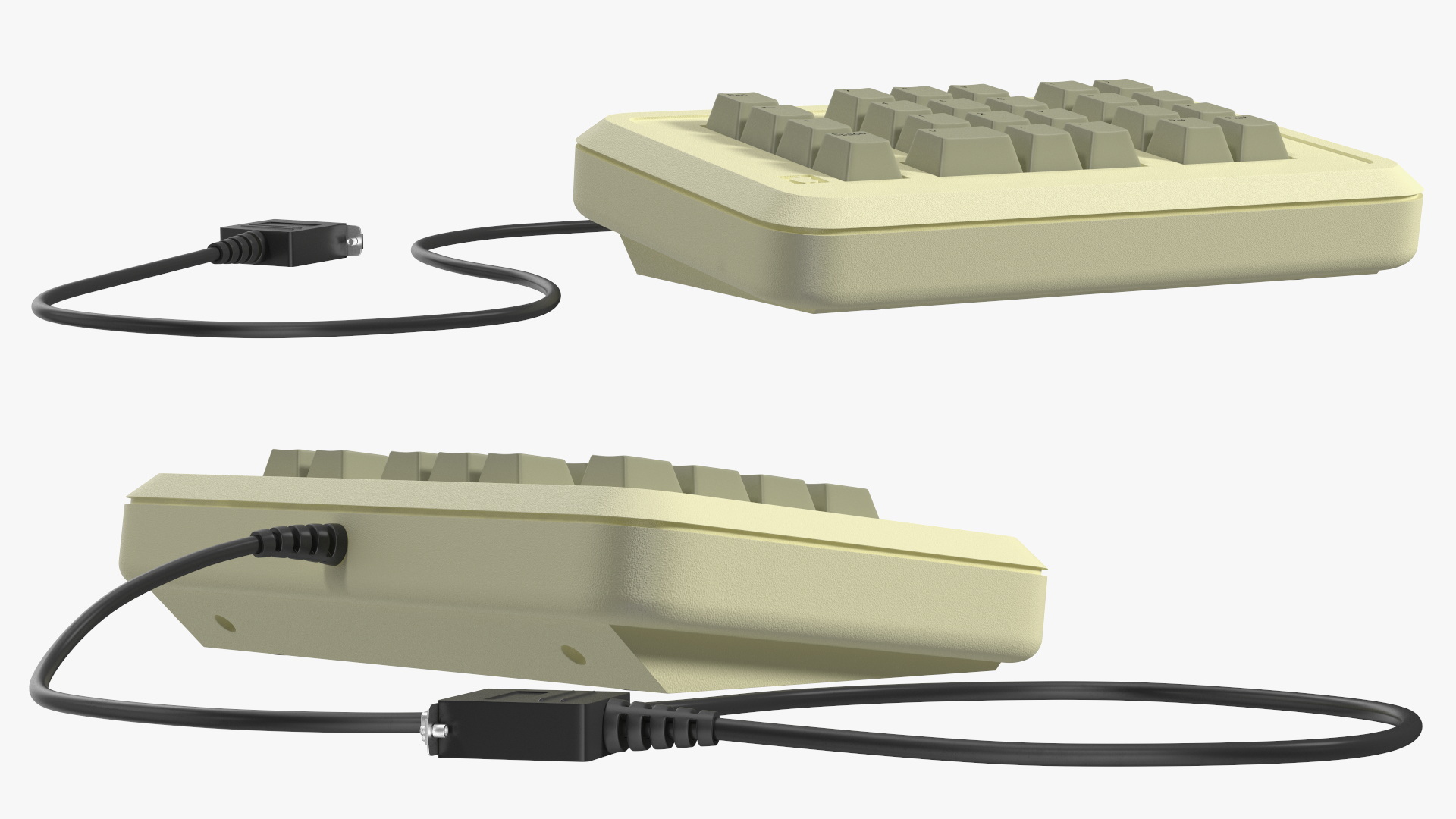 Vintage Numeric Keypad Peripheral Apple 3D model