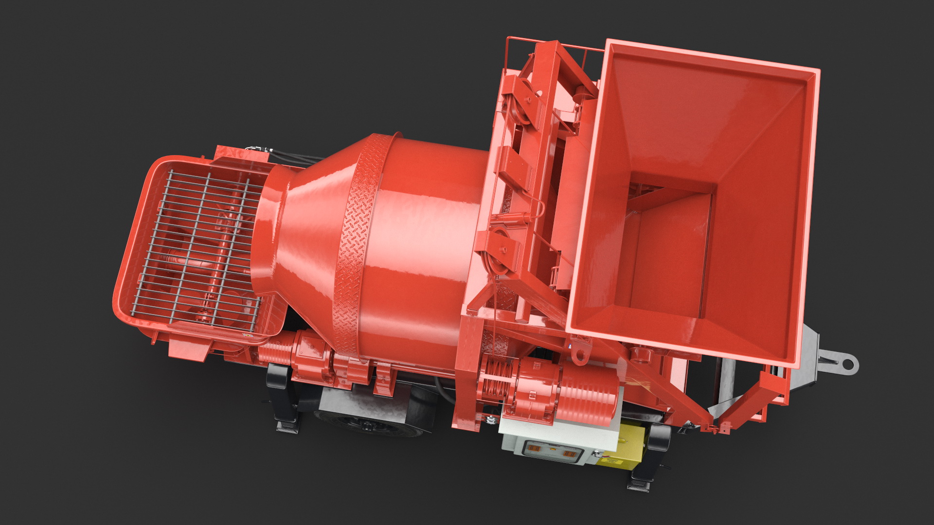 Electric Concrete Mixer Pump JBT40 3D model
