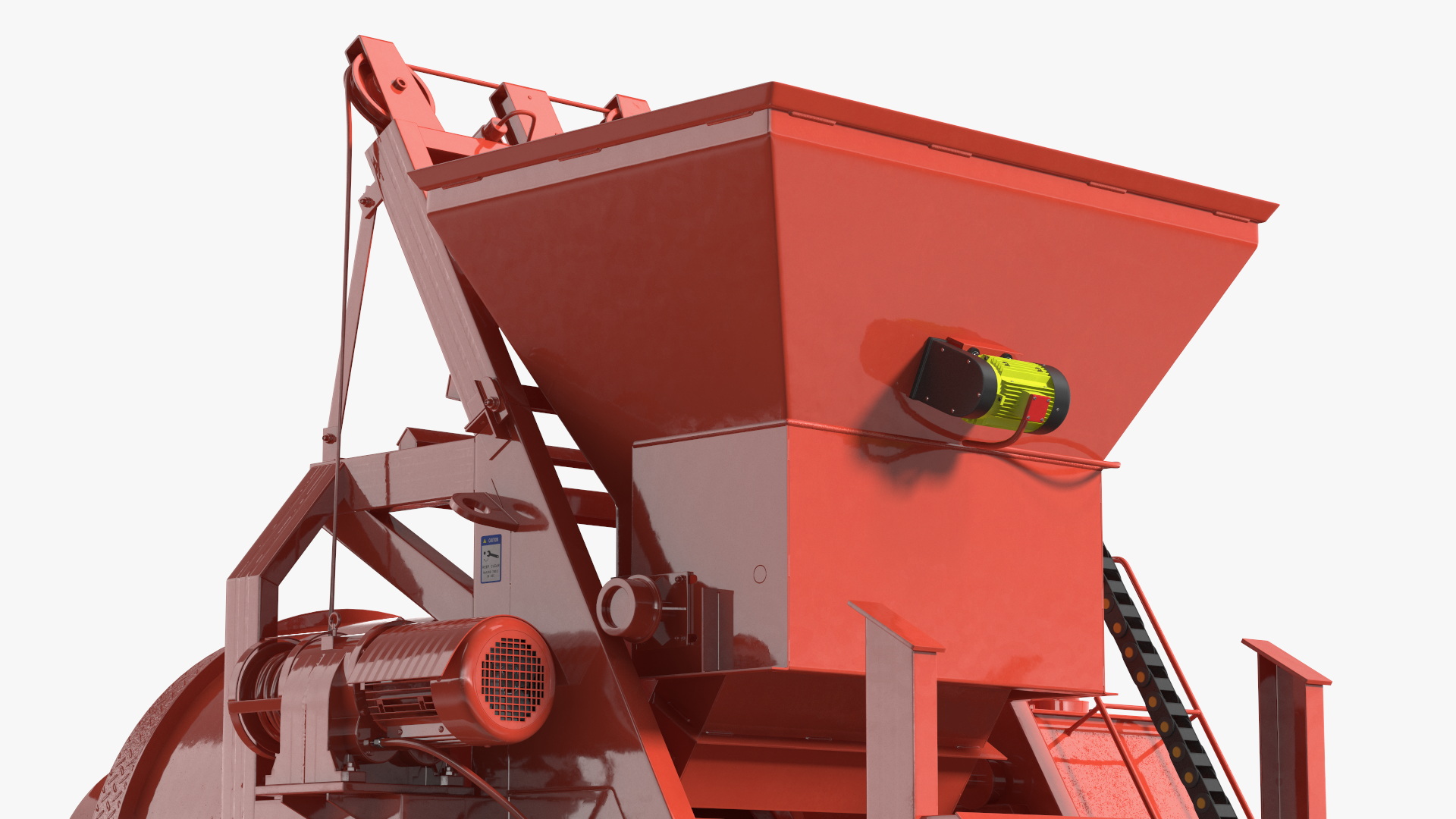 Electric Concrete Mixer Pump JBT40 3D model