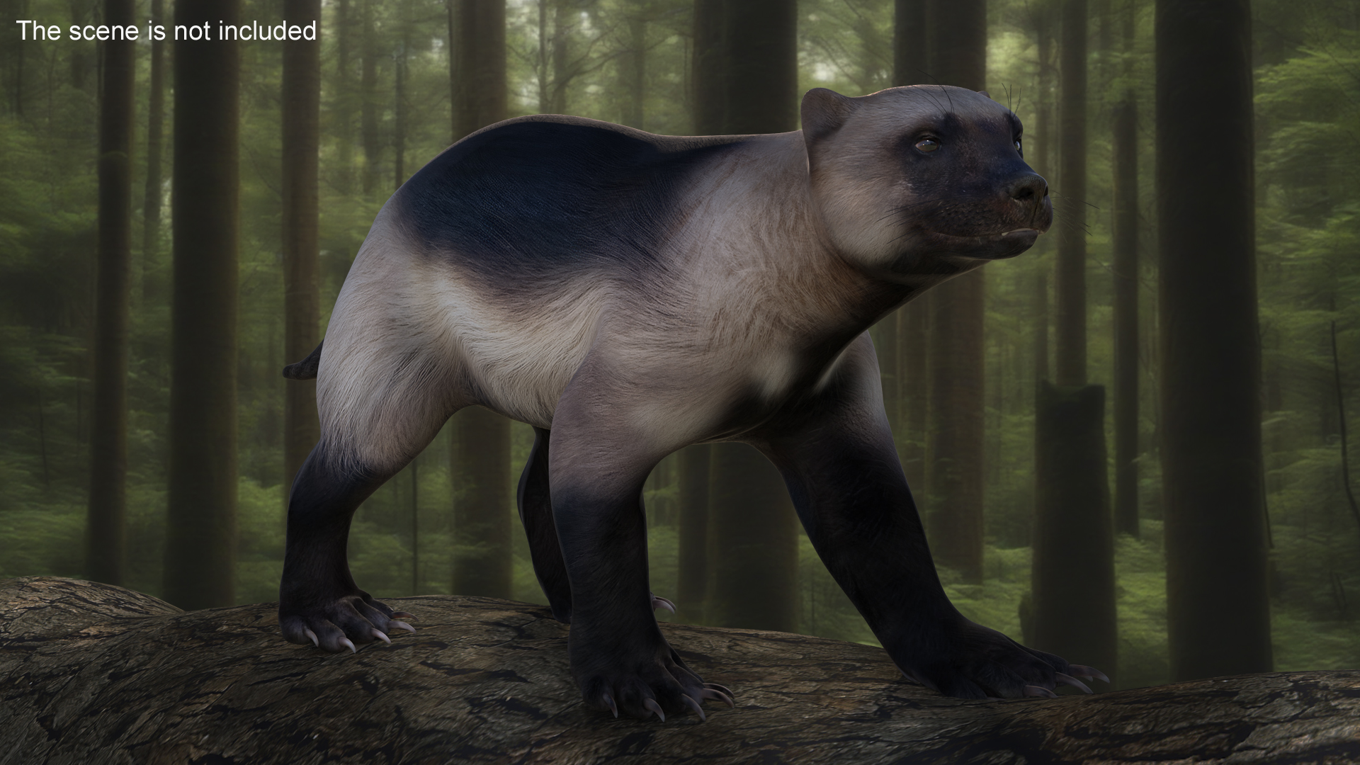 Wolverine Light Color Walking Pose 3D model