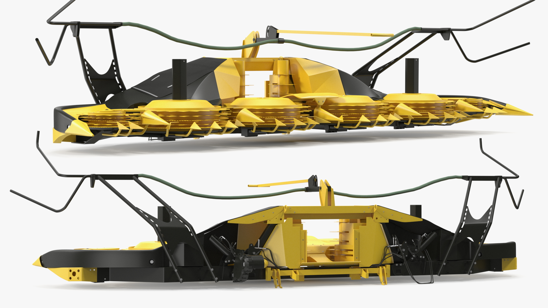 3D New Holland 750BFI Rotary Corn Head New Rigged
