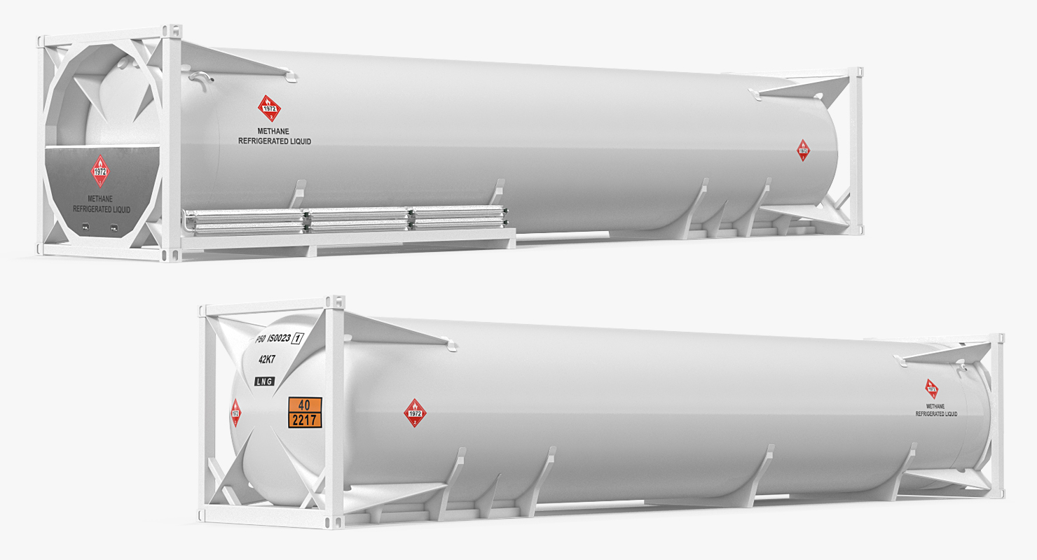 3D Liquefied Gas Tank model