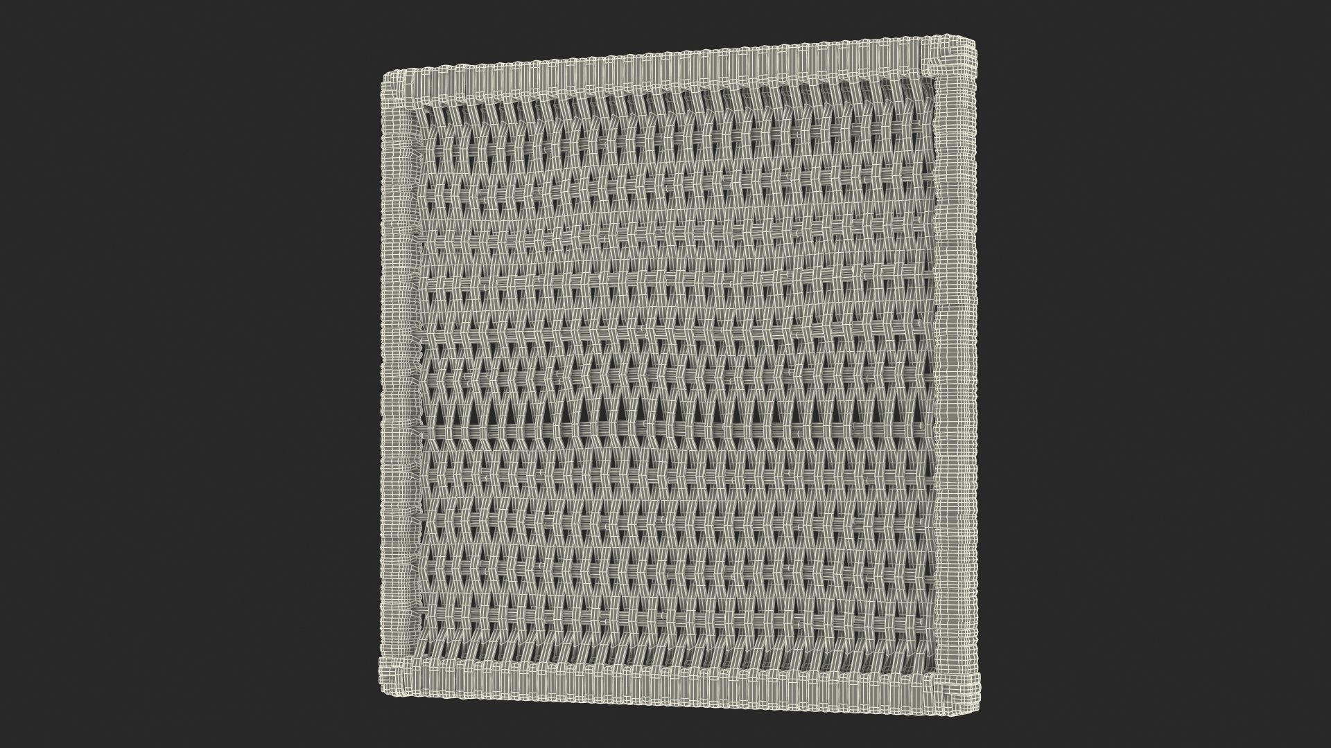 Rattan Panel 3D