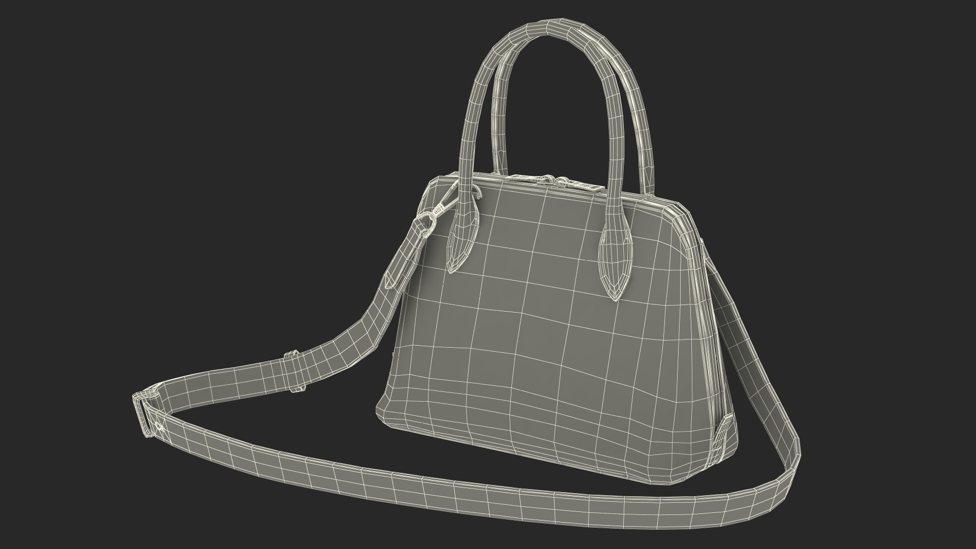 3D Woman Bag Prada Promenade Black